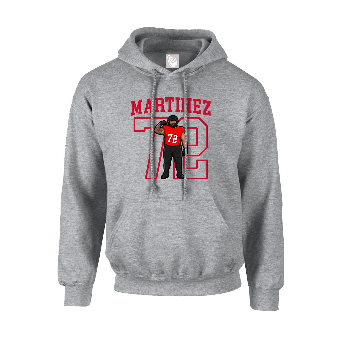Hoodie — Shirsey in Grey