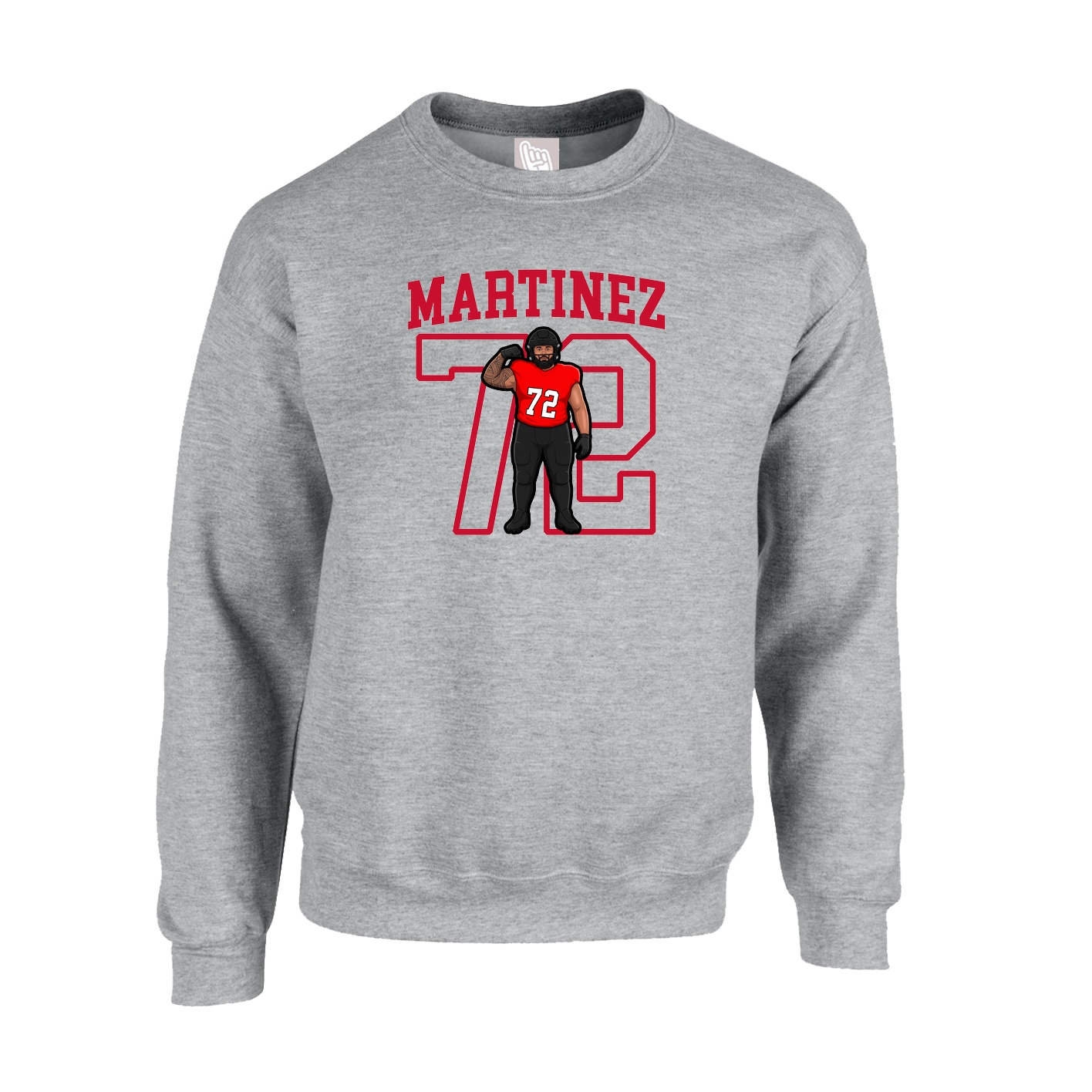 Fleece Crew — Shirsey in Grey