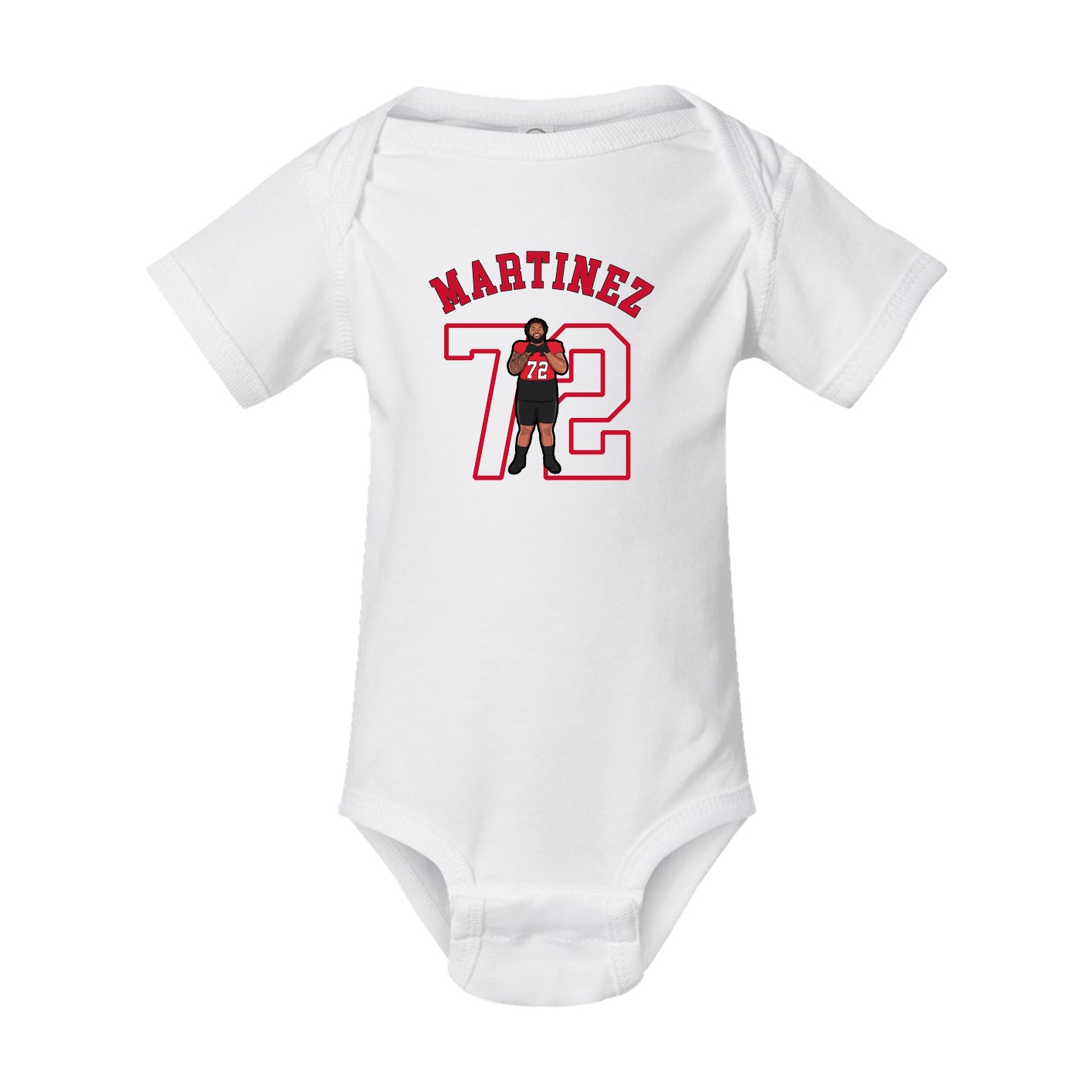 Baby Onesie — Shirsey Arch in White
