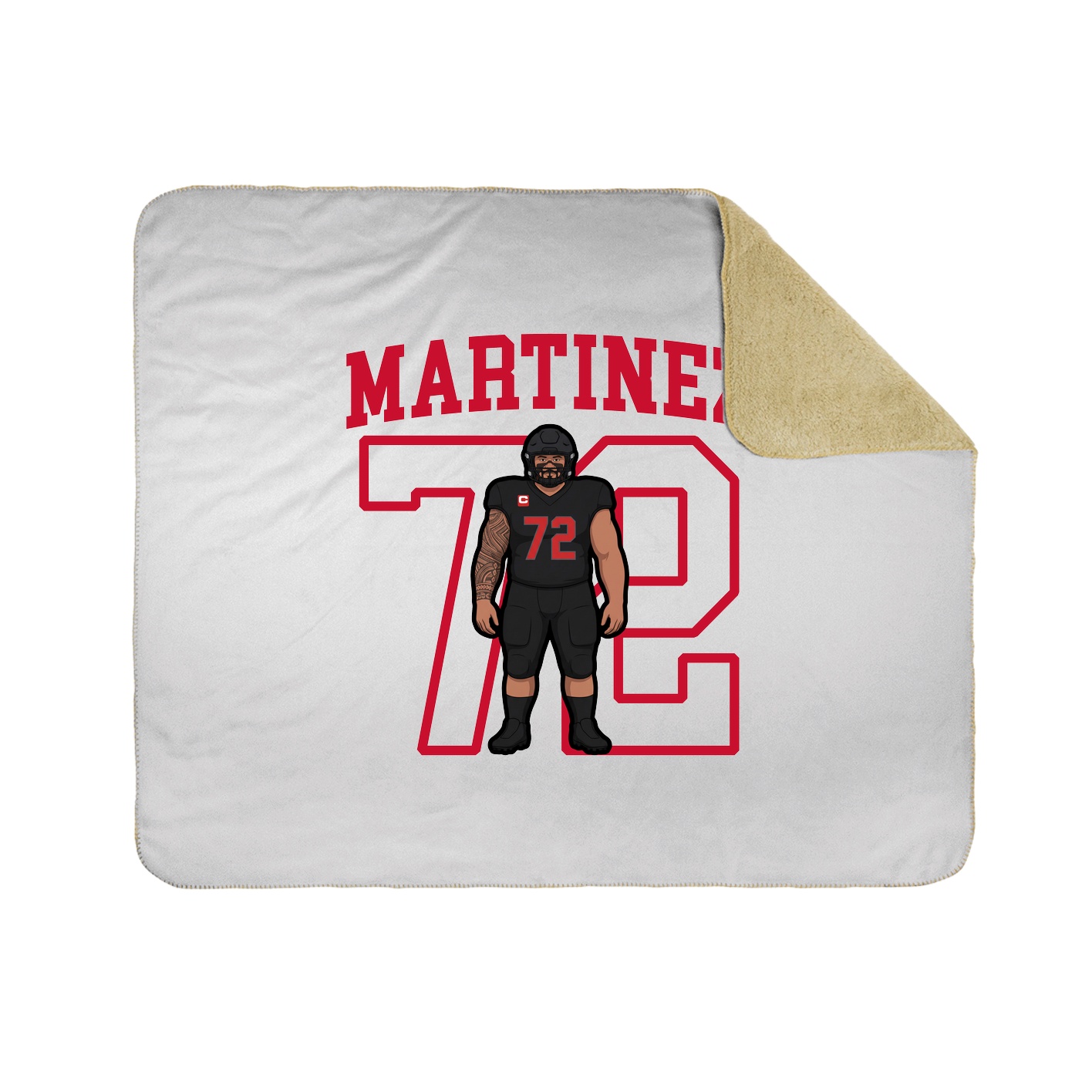 Throw Blanket — Shirsey in White