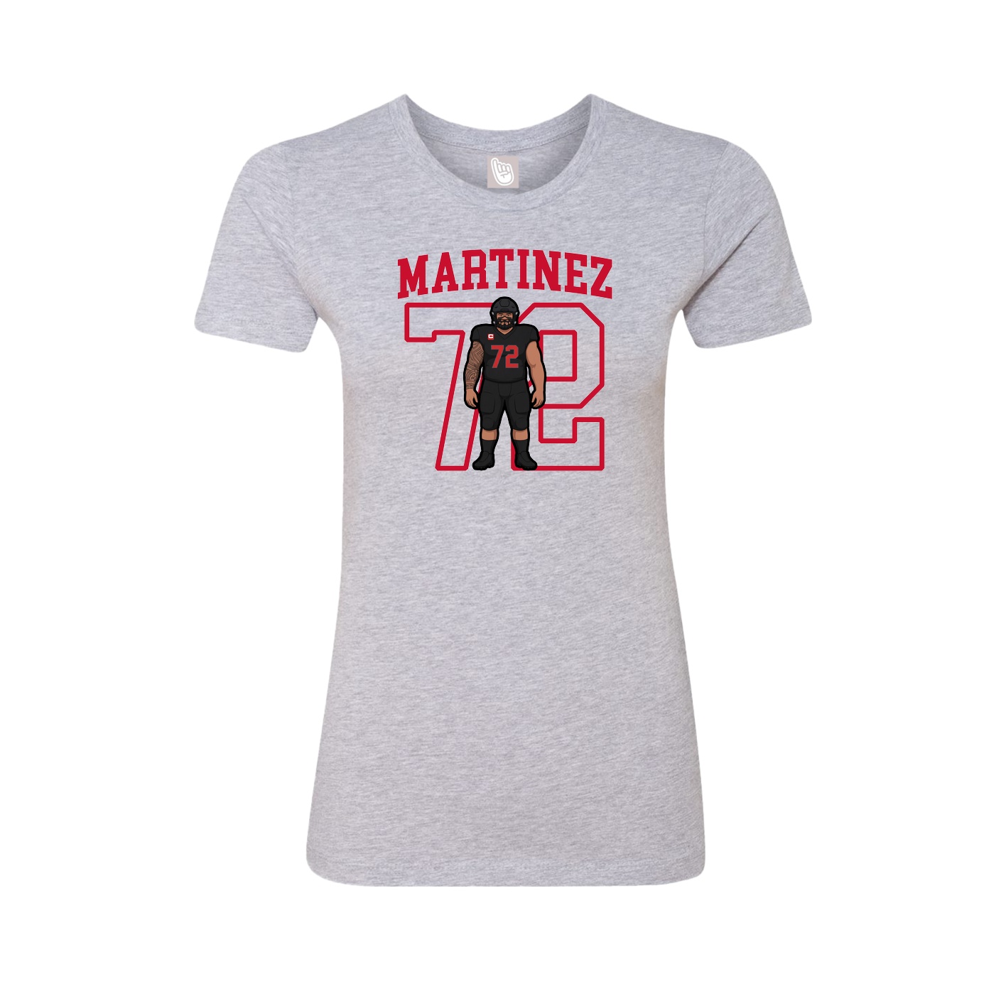 Fitted Women's Tee — Shirsey in Grey
