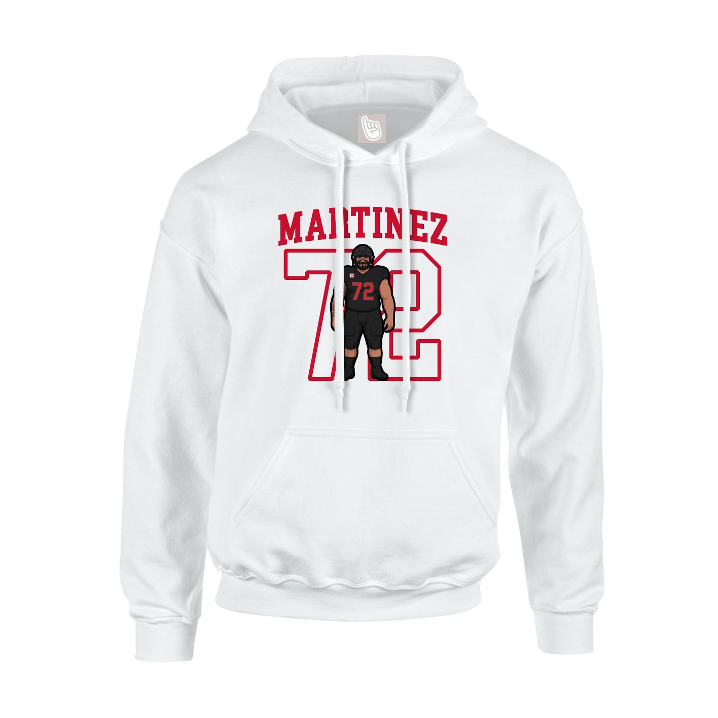 Hoodie — Shirsey in White