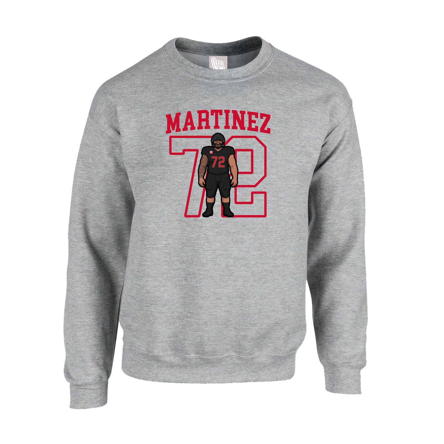 Fleece Crew — Shirsey in Grey