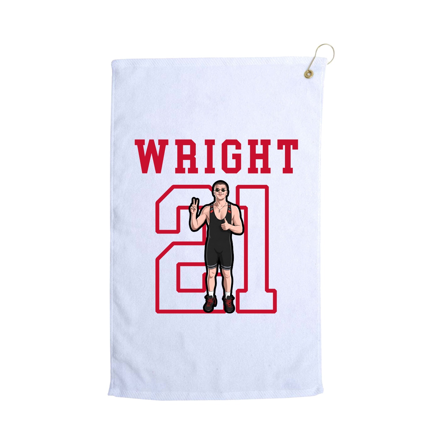 Golf Towel — Shirsey in White