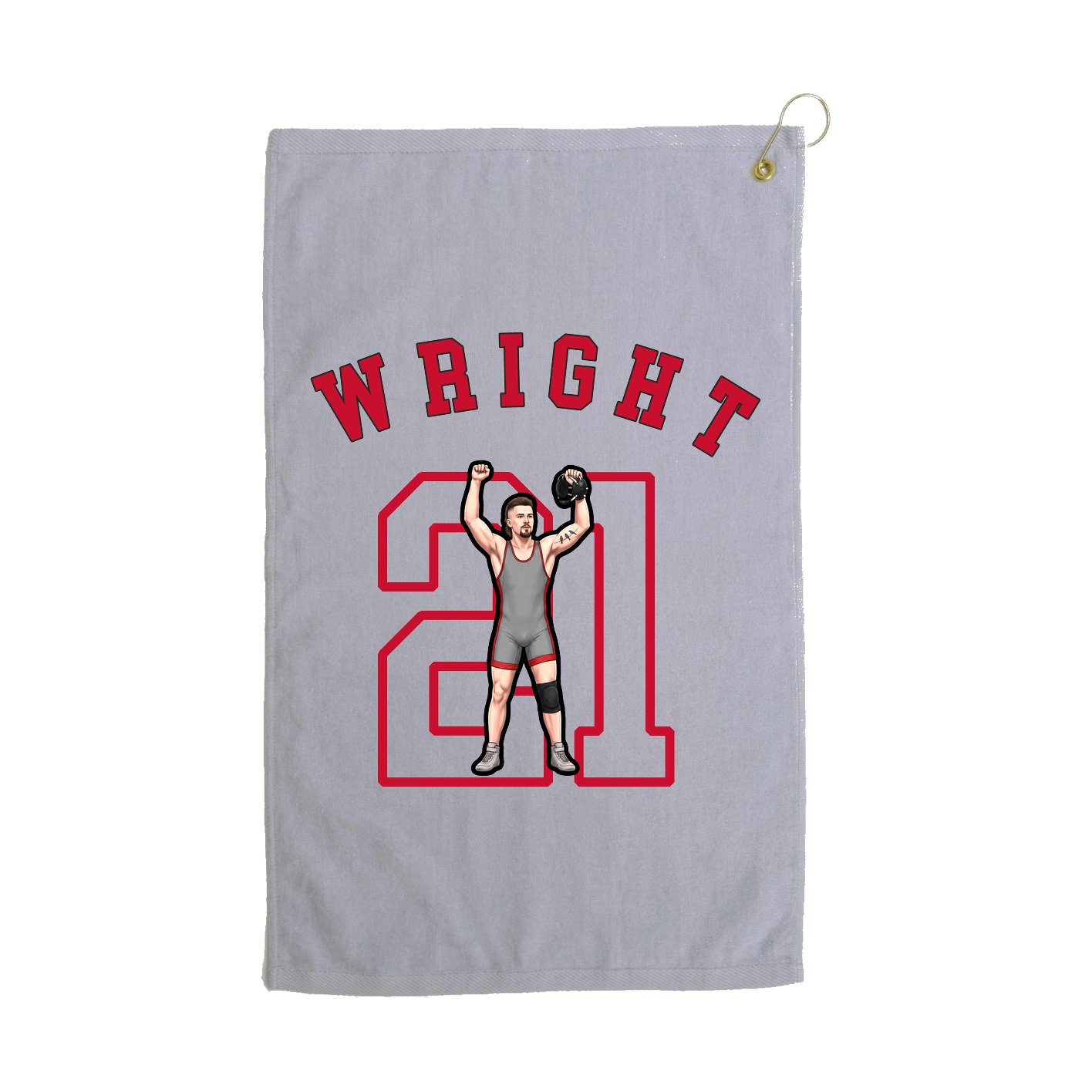 Golf Towel — Shirsey Arch in Grey