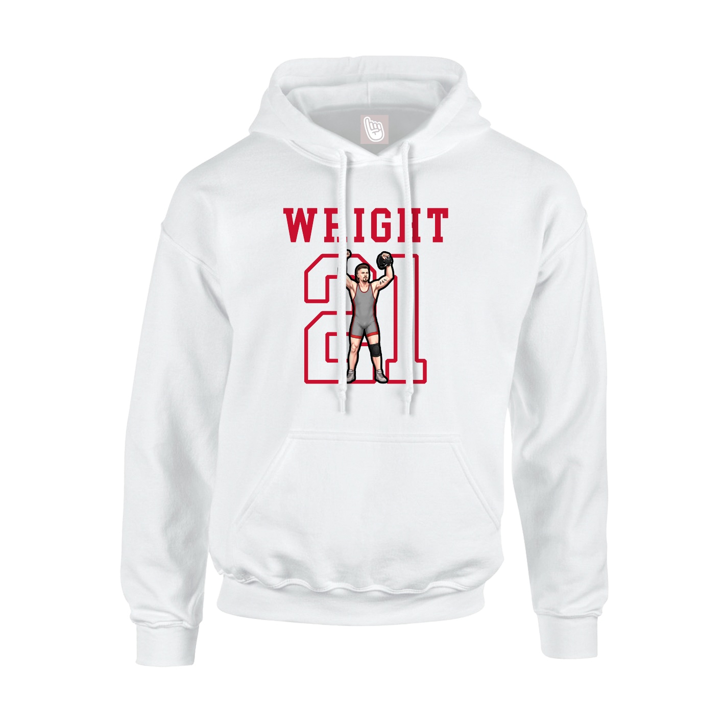 Youth Hoodie — Shirsey in White