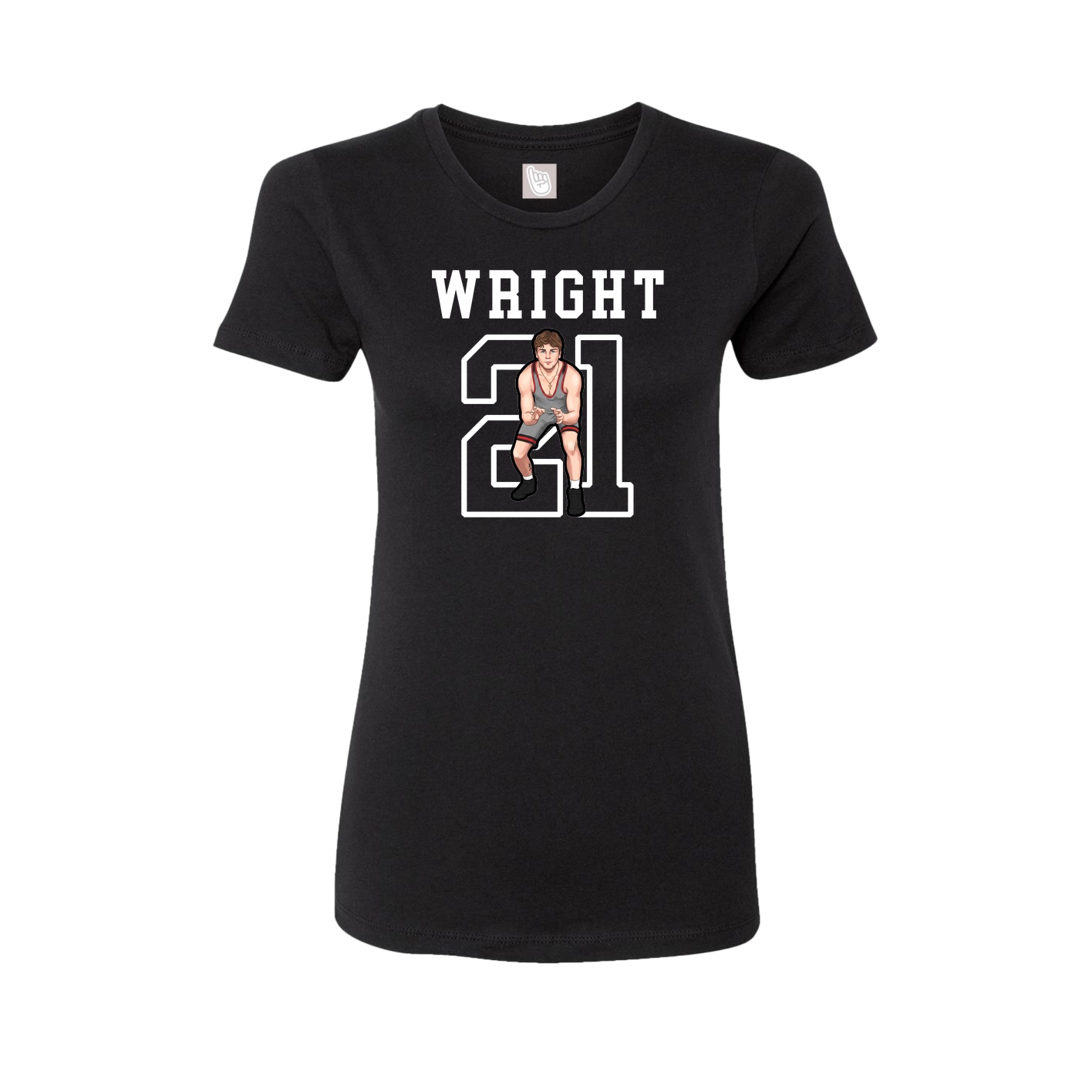 Fitted Women's Tee — Shirsey in Black