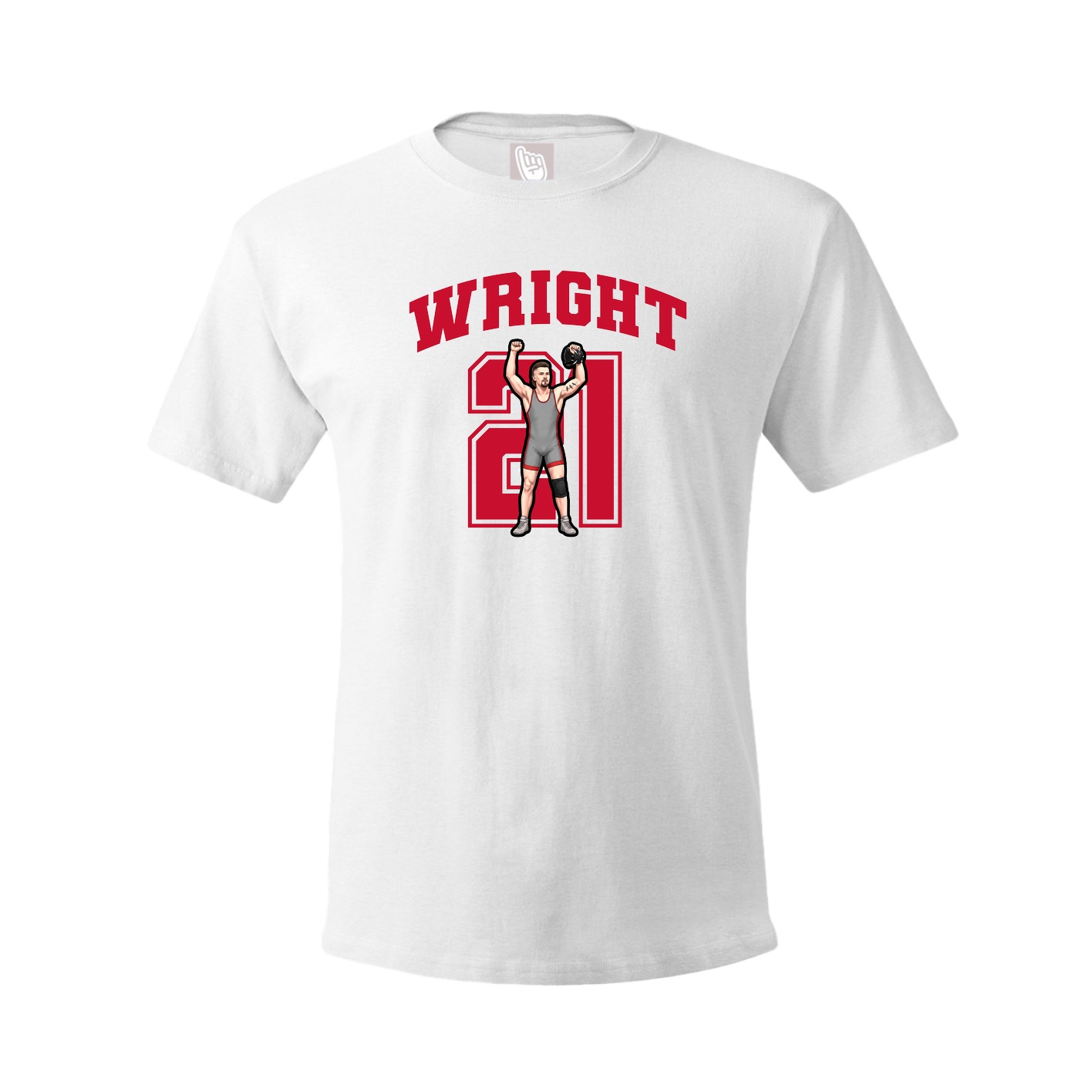 Tee — Number in White