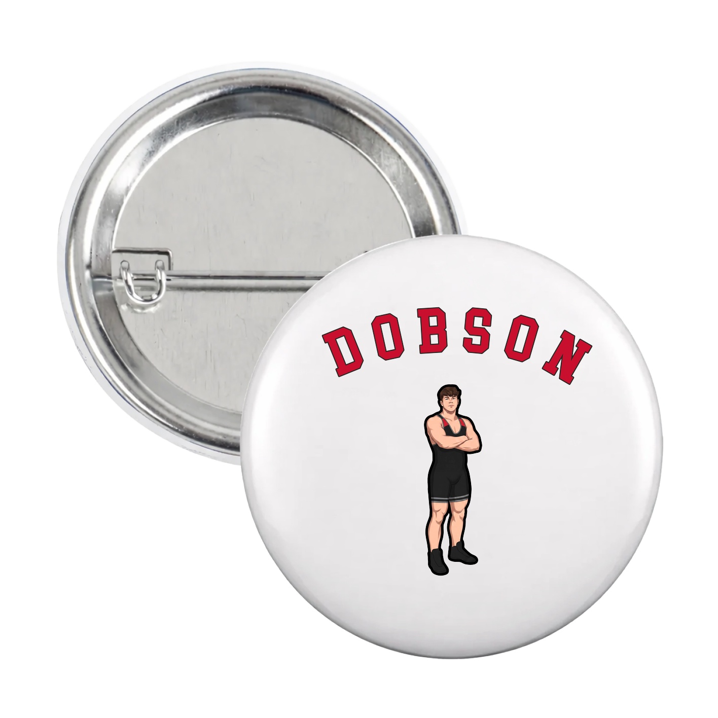 Game Day Button — Shirsey Arch in White