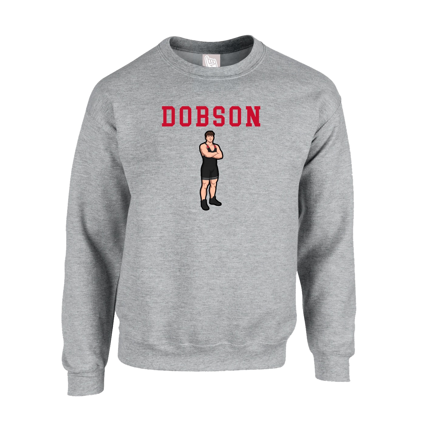 Fleece Crew — Shirsey in Grey