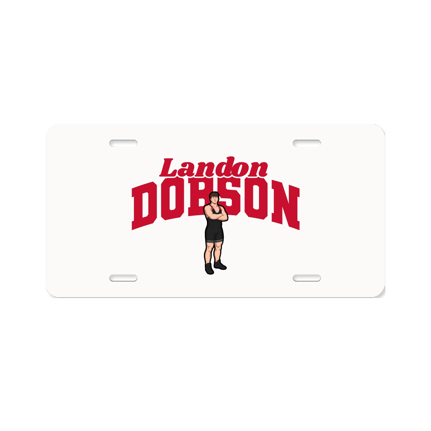 License Plate — Signature Arch in Classic
