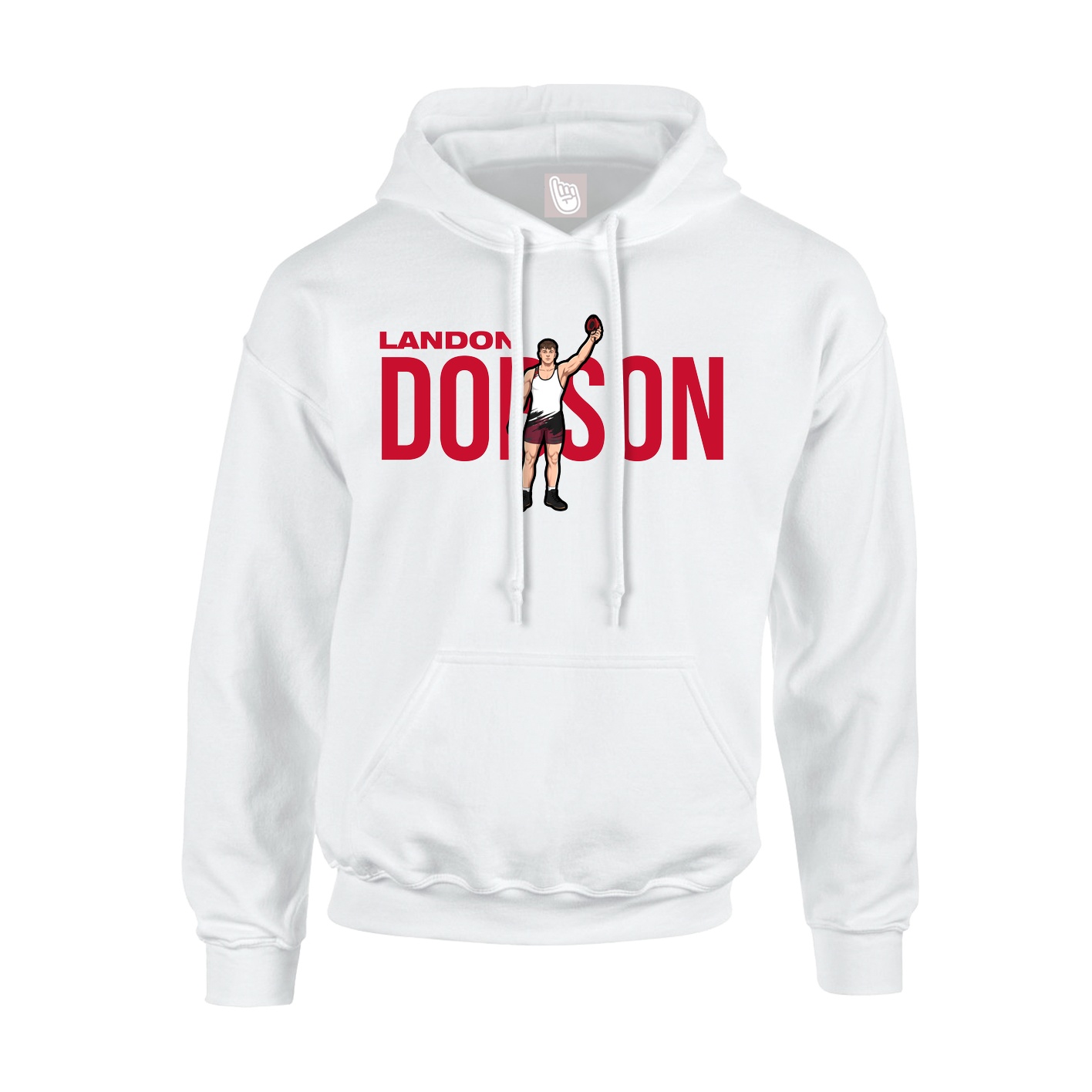 Hoodie — Player Name in White