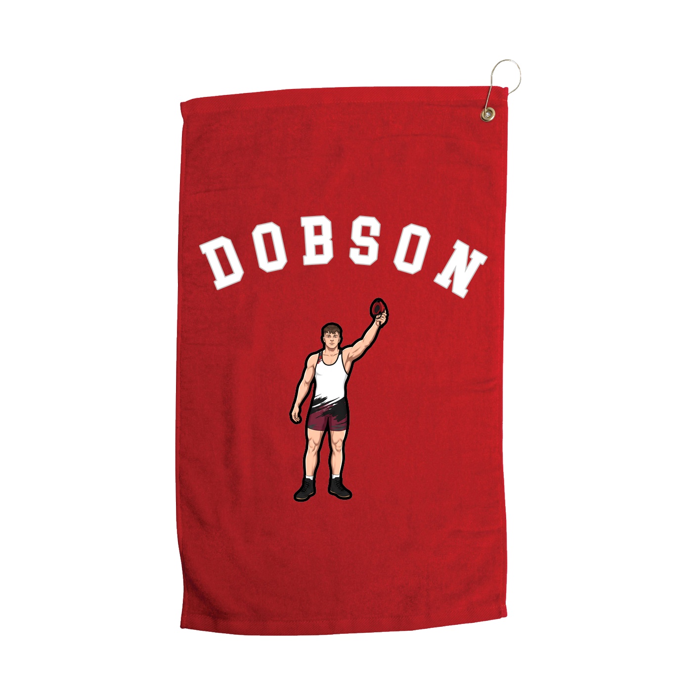 Golf Towel — Shirsey Arch in Red