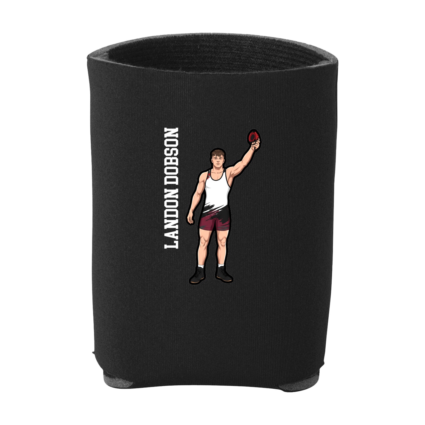 Can Holder — Name Vertical in Black
