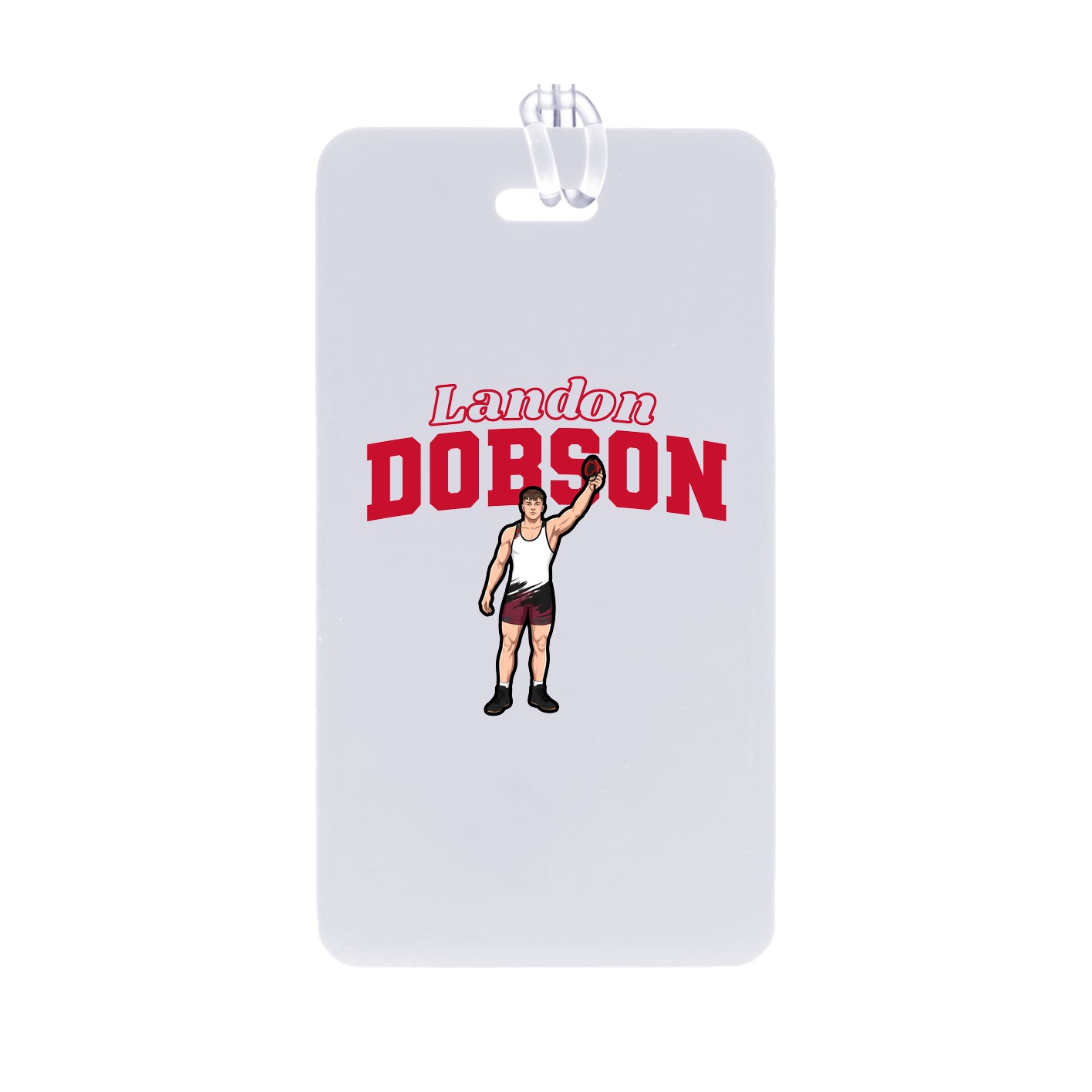Bag Tag — Name Arch in Classic