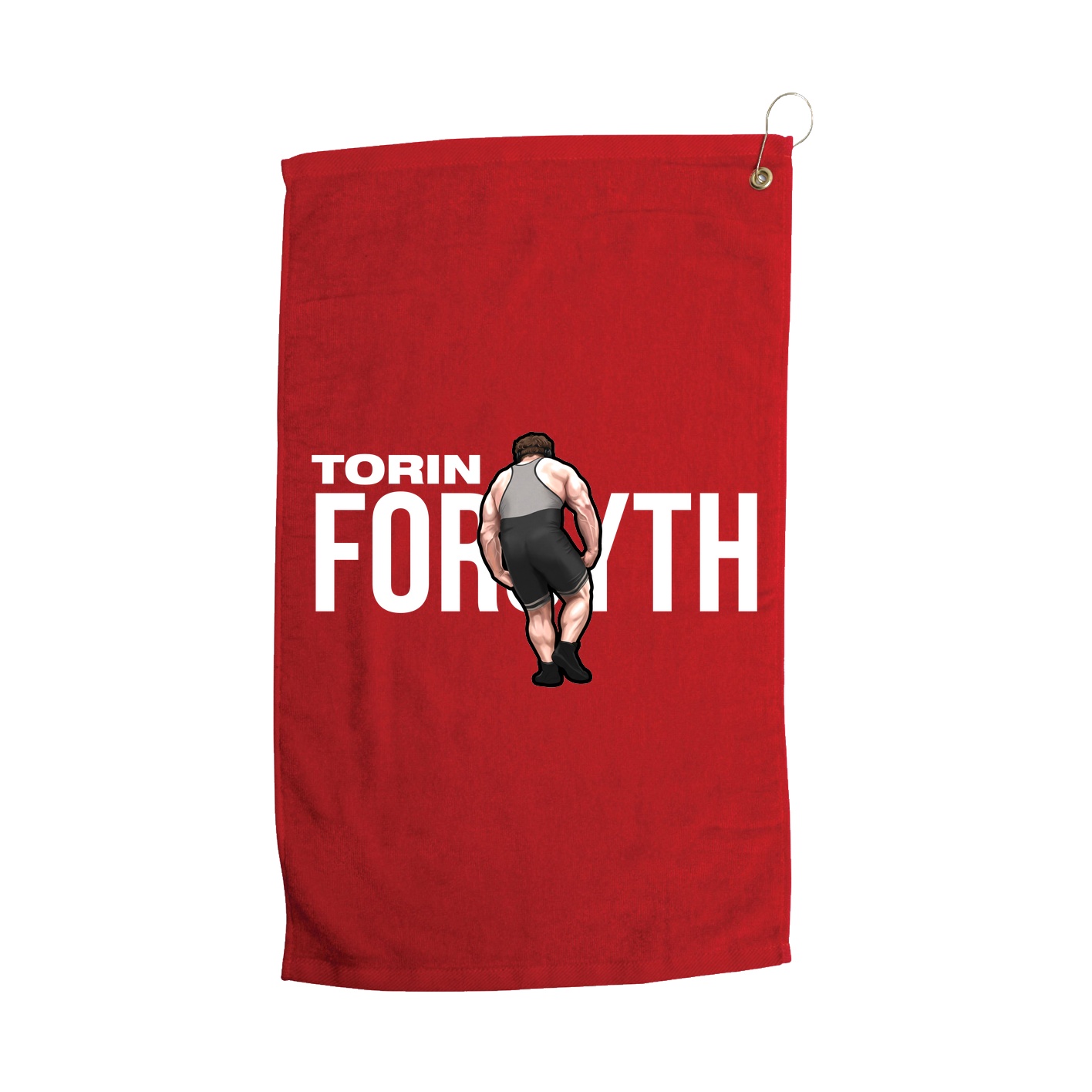 Golf Towel — Player Name in Red