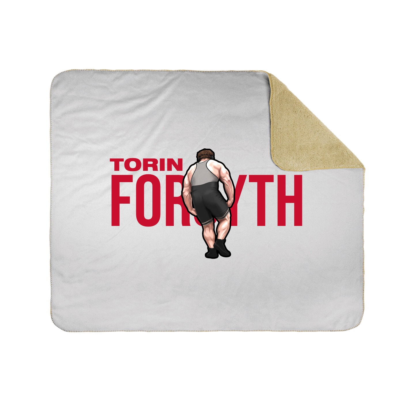 Throw Blanket — Player Name in White