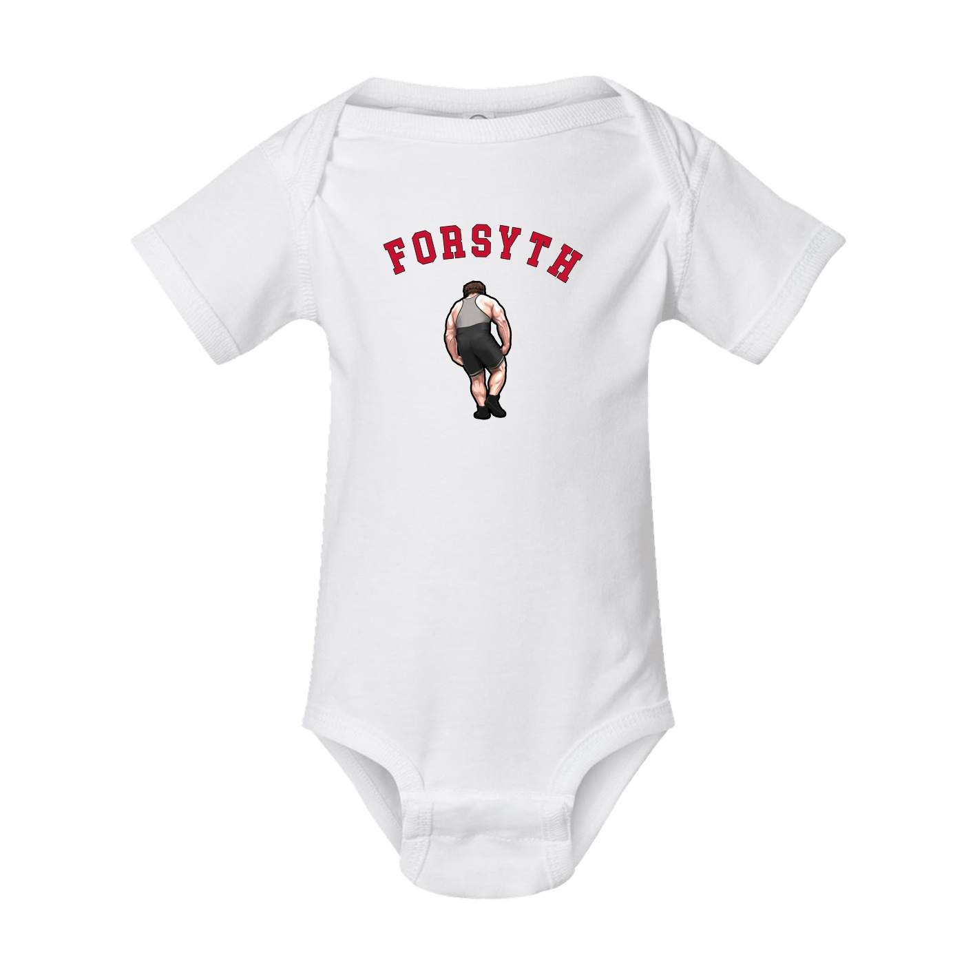 Baby Onesie — Shirsey Arch in White