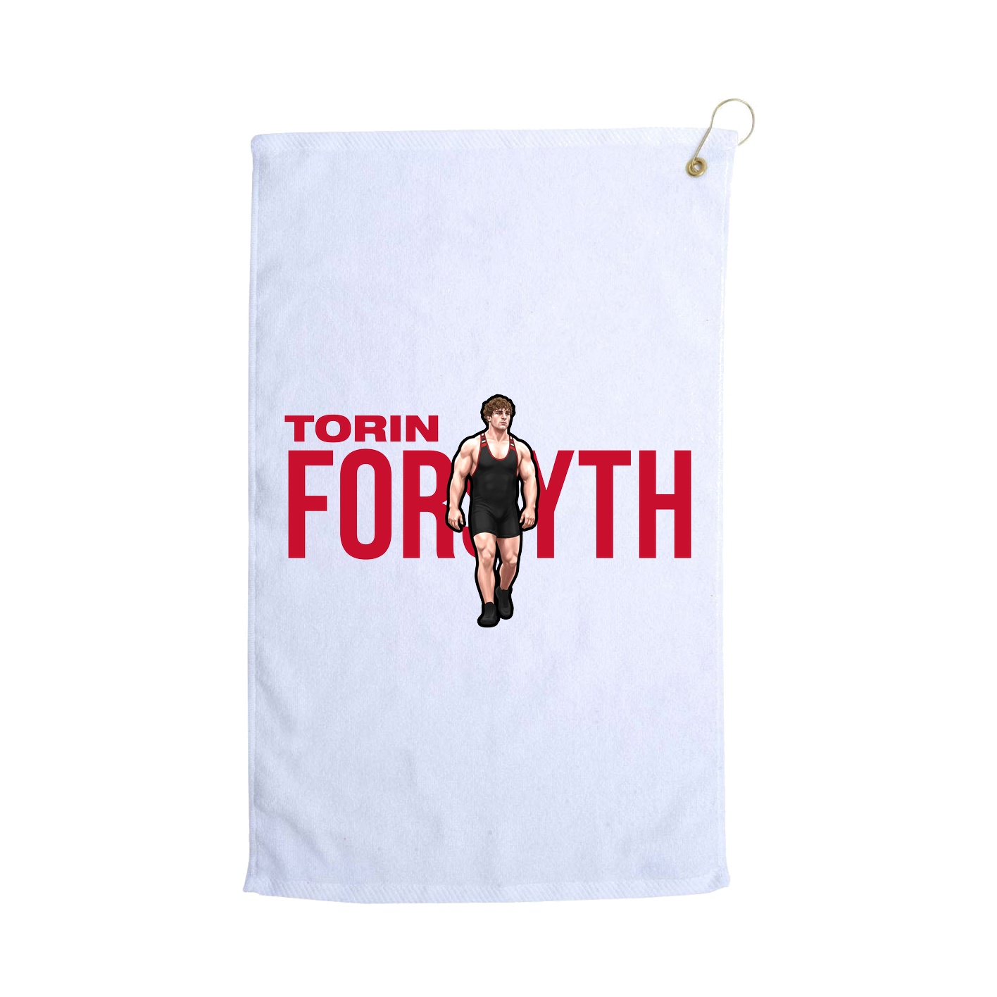 Golf Towel — Player Name in White