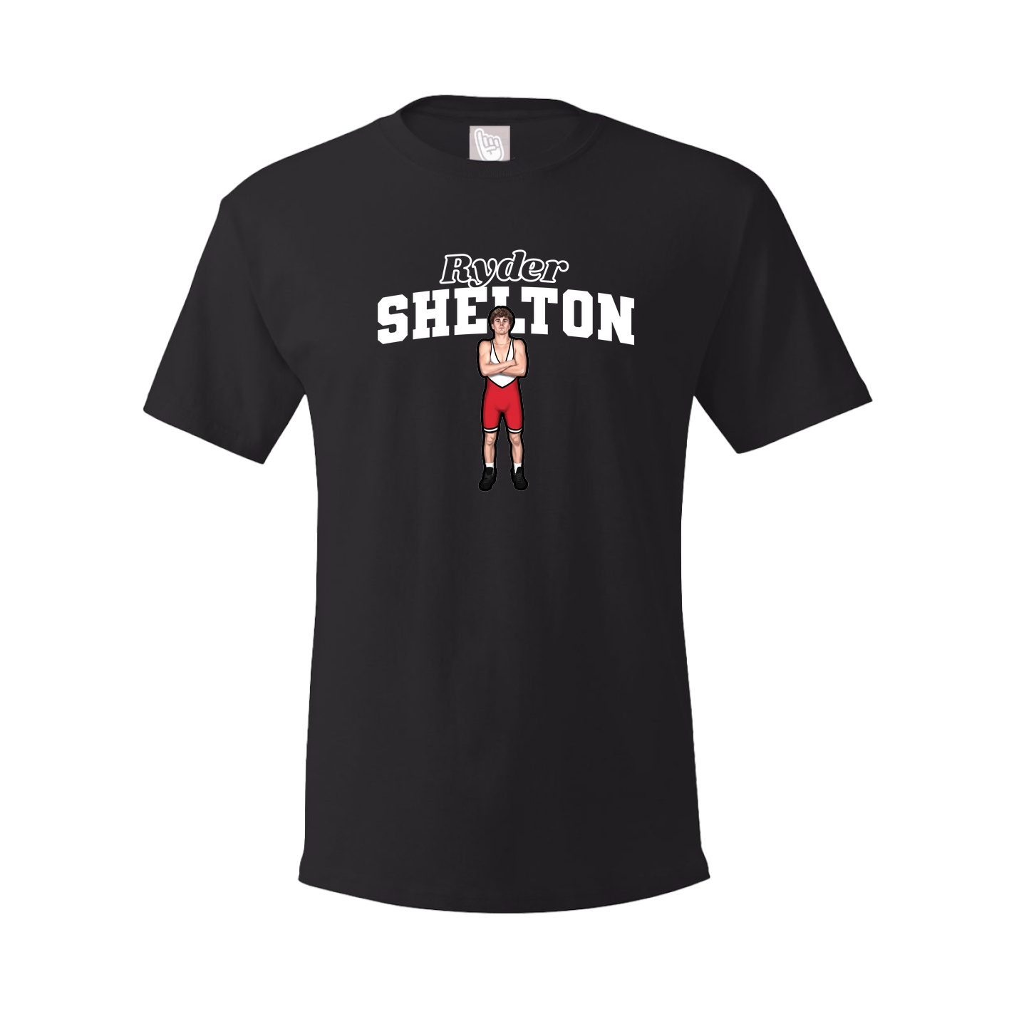 Youth Tee — Name Arch in Black