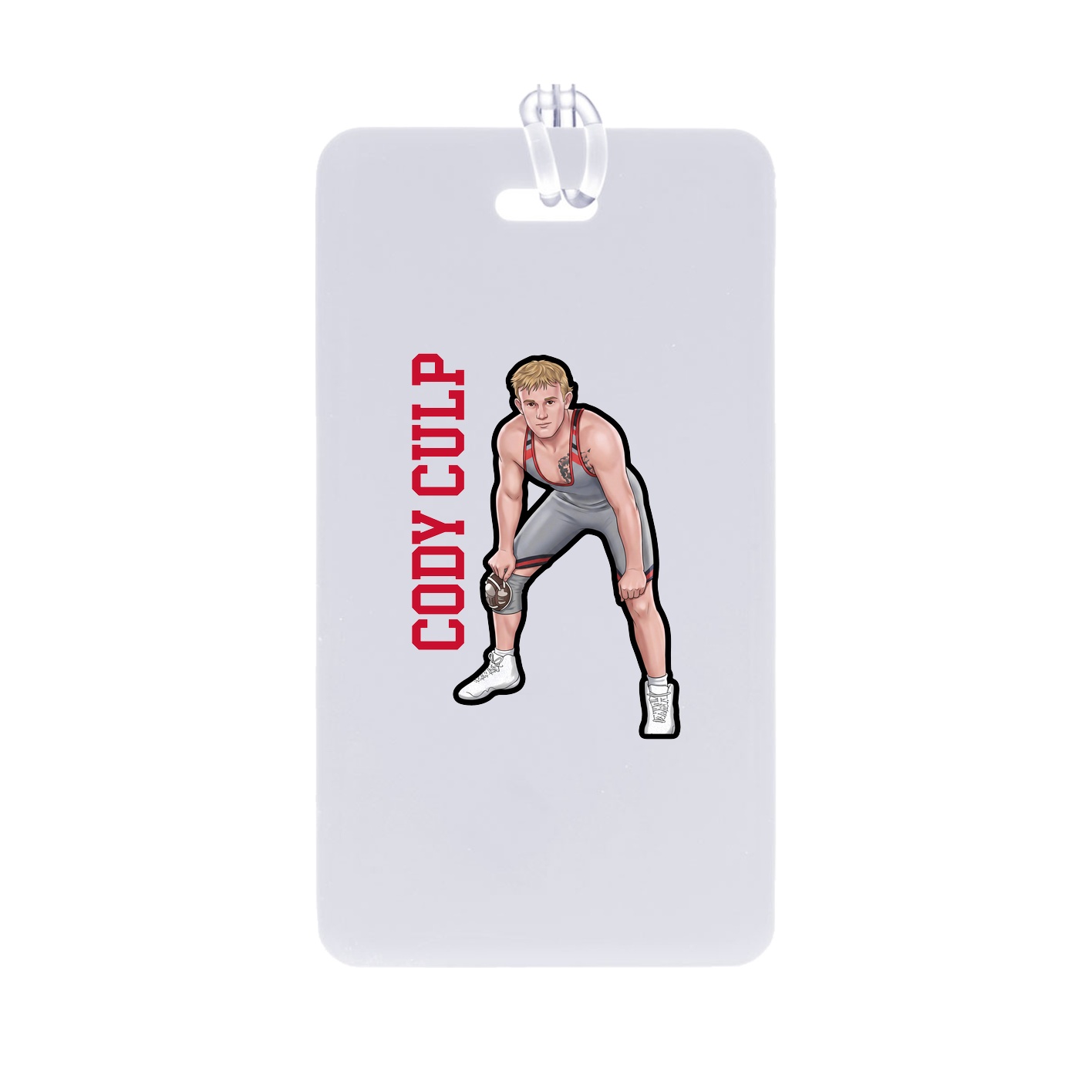 Bag Tag — Name Vertical in Classic