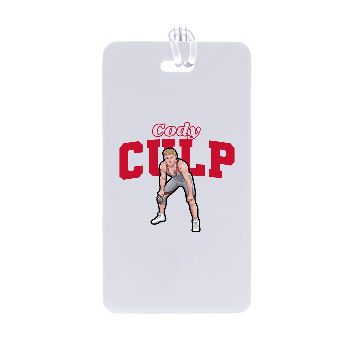 Bag Tag — Name Arch in Classic