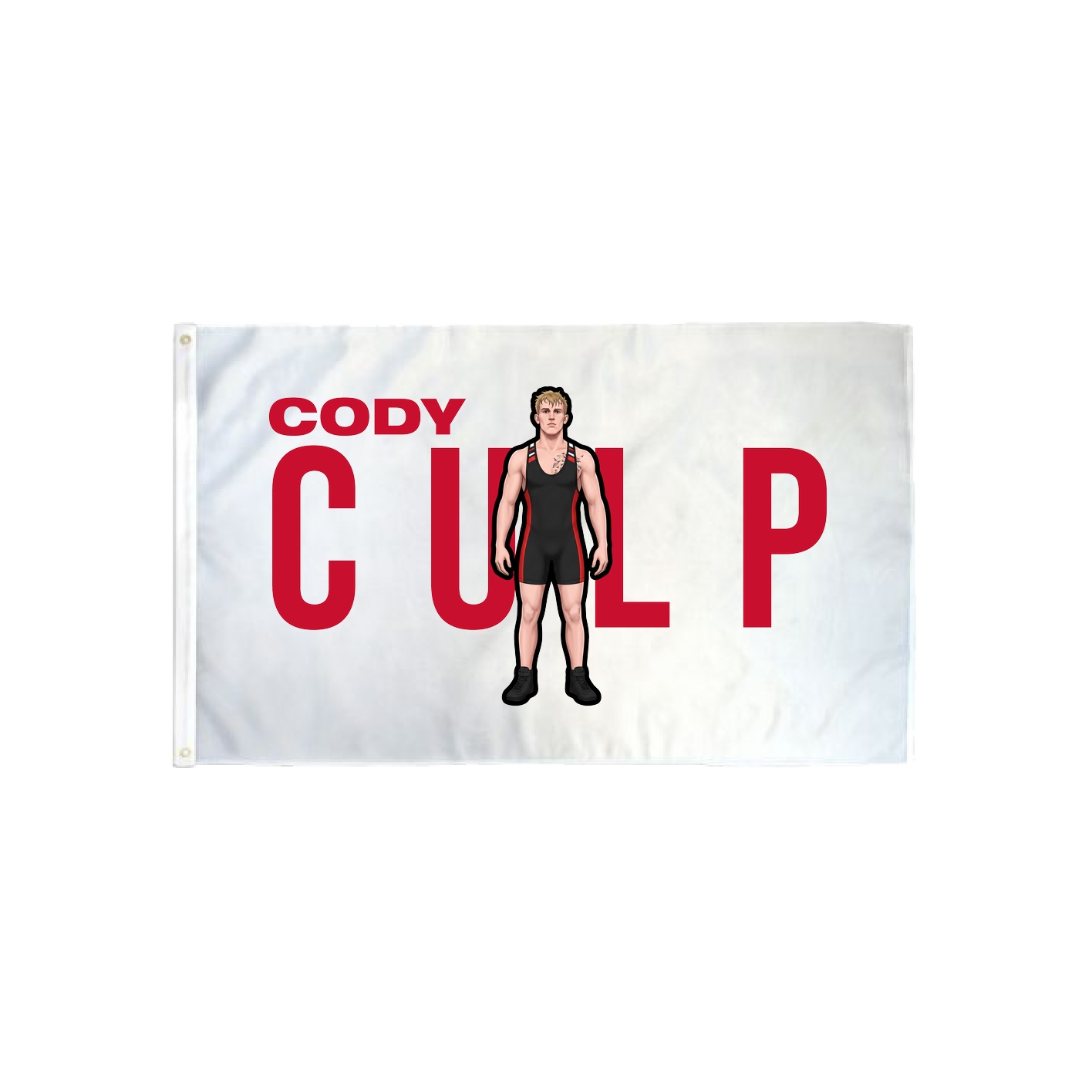 3x5 Flag — Player Name in Classic
