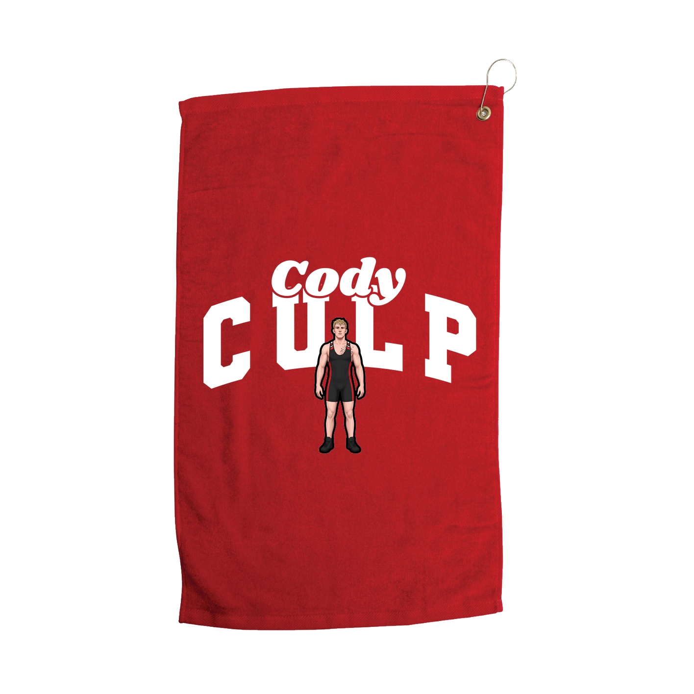 Golf Towel — Signature Arch in Red