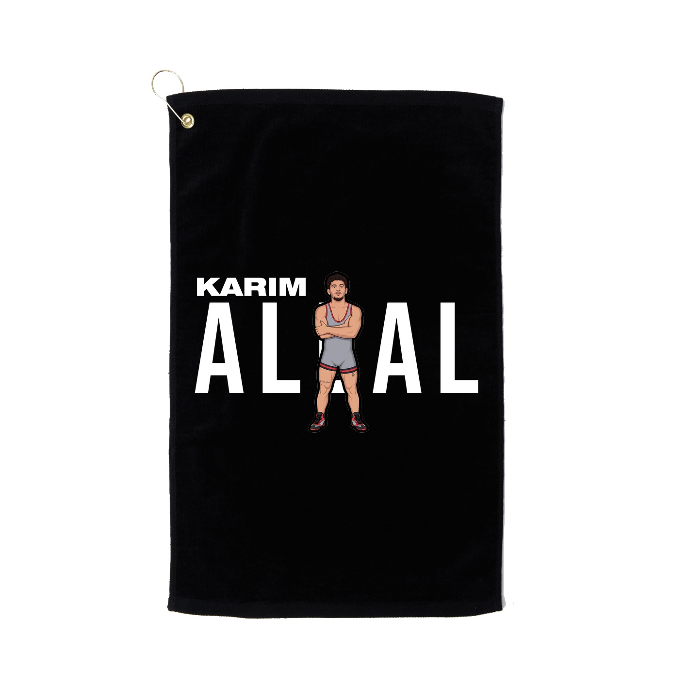 Golf Towel — Player Name in Black