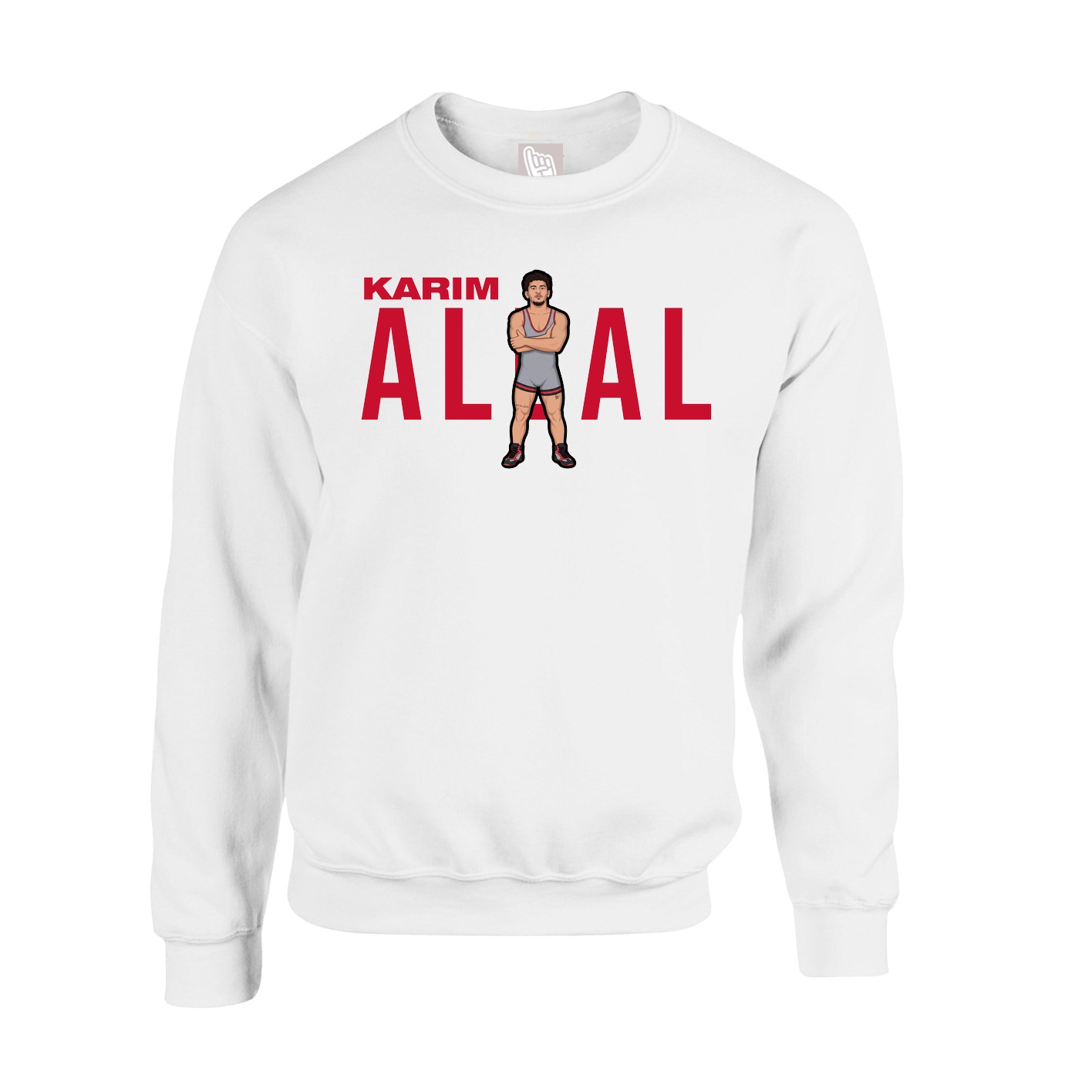 Fleece Crew — Player Name in White