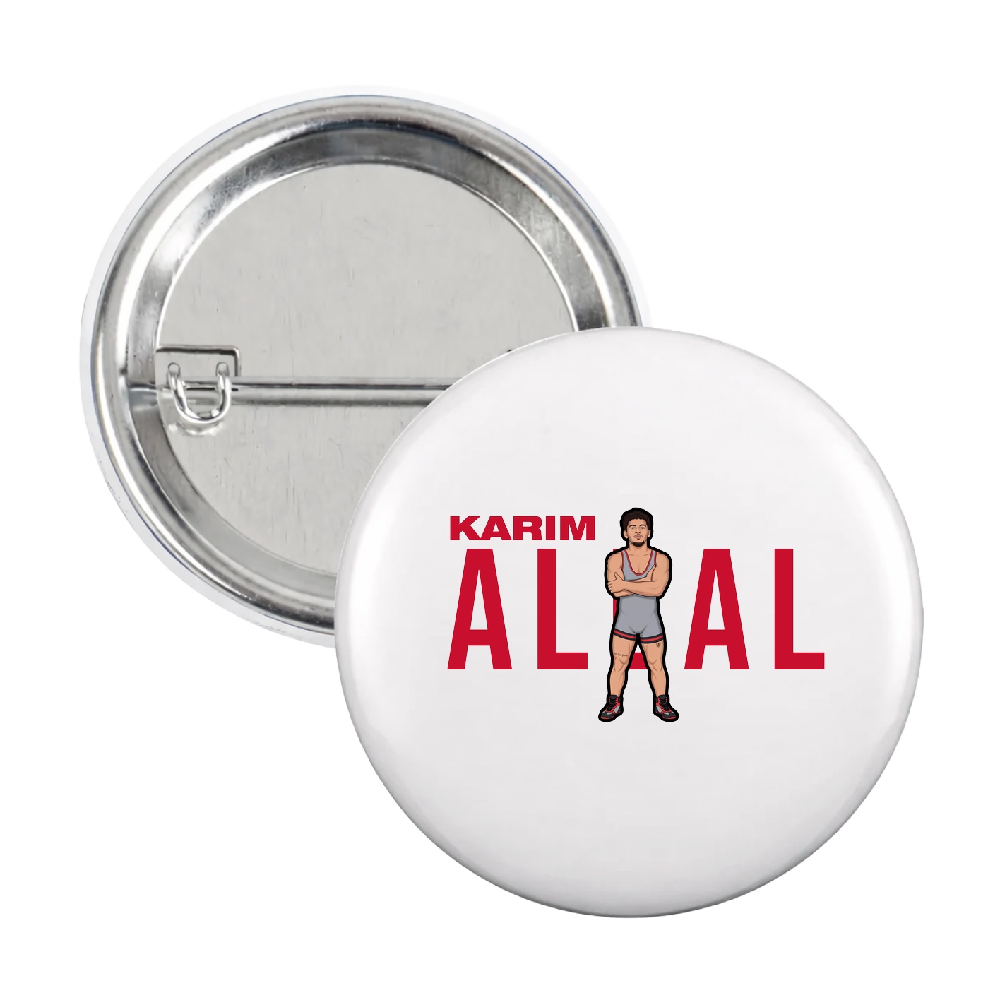Game Day Button — Player Name in White