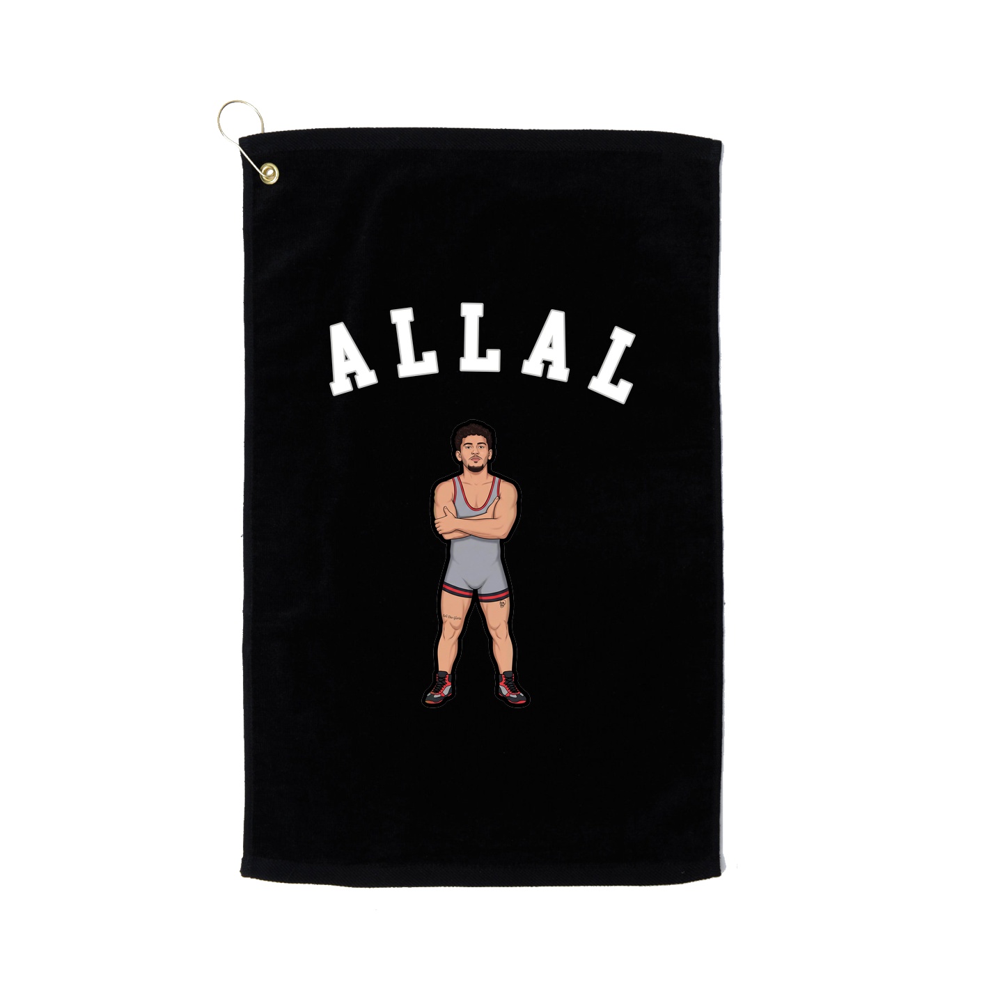 Golf Towel — Shirsey Arch in Black
