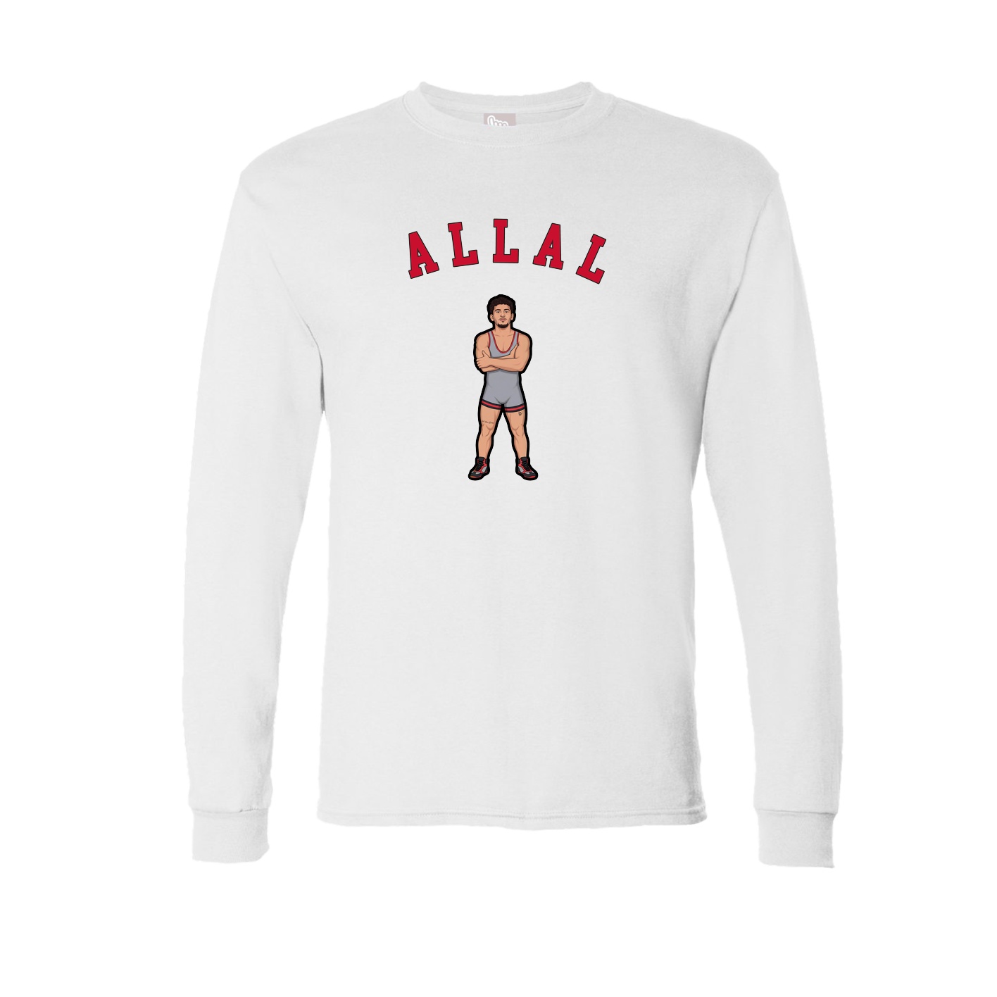 Long Sleeve Tee — Shirsey Arch in White