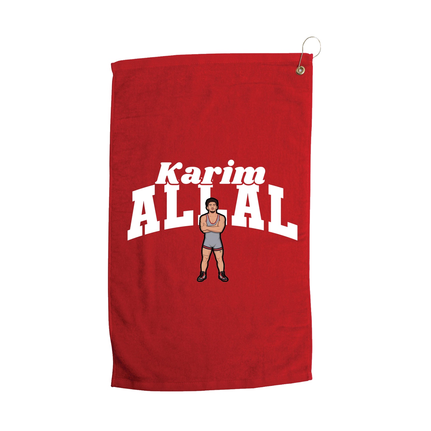 Golf Towel — Signature Arch in Red