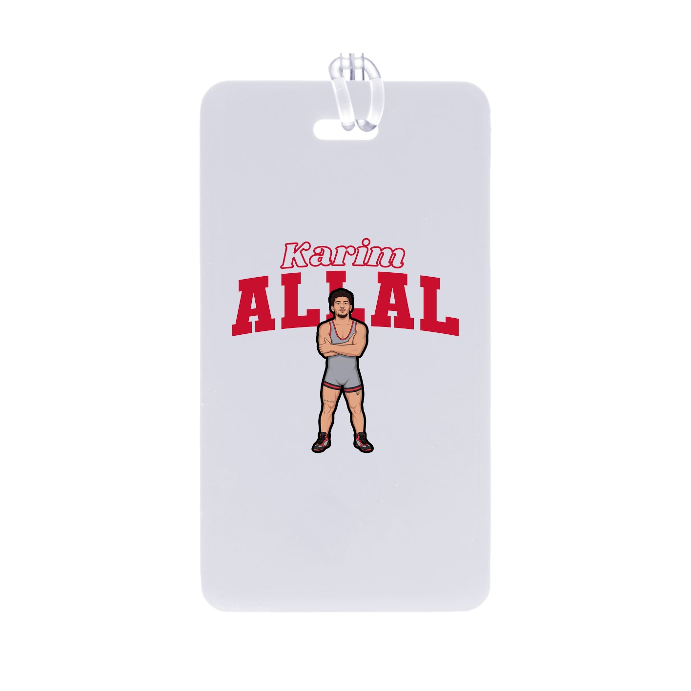 Bag Tag — Name Arch in Classic