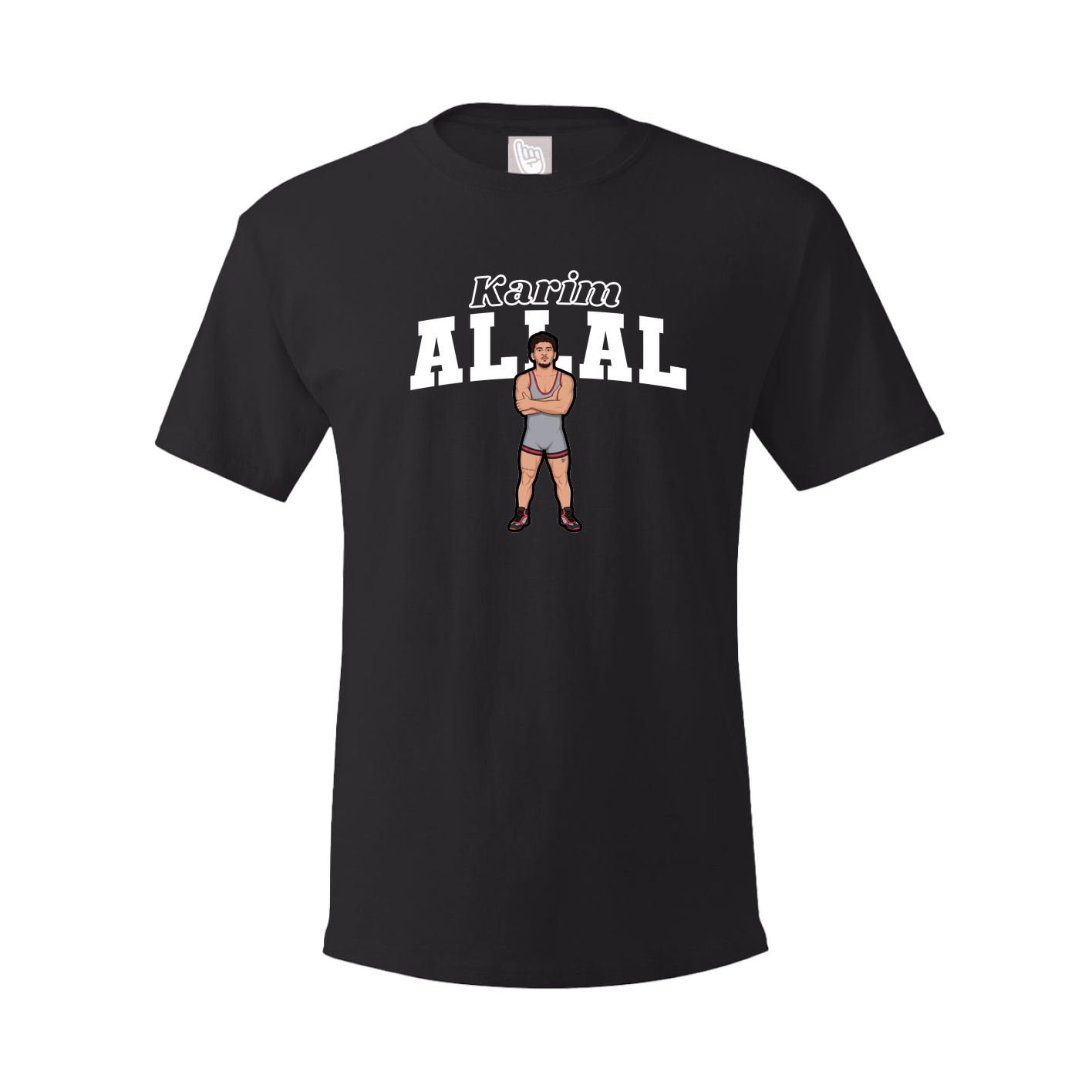 Youth Tee — Name Arch in Black