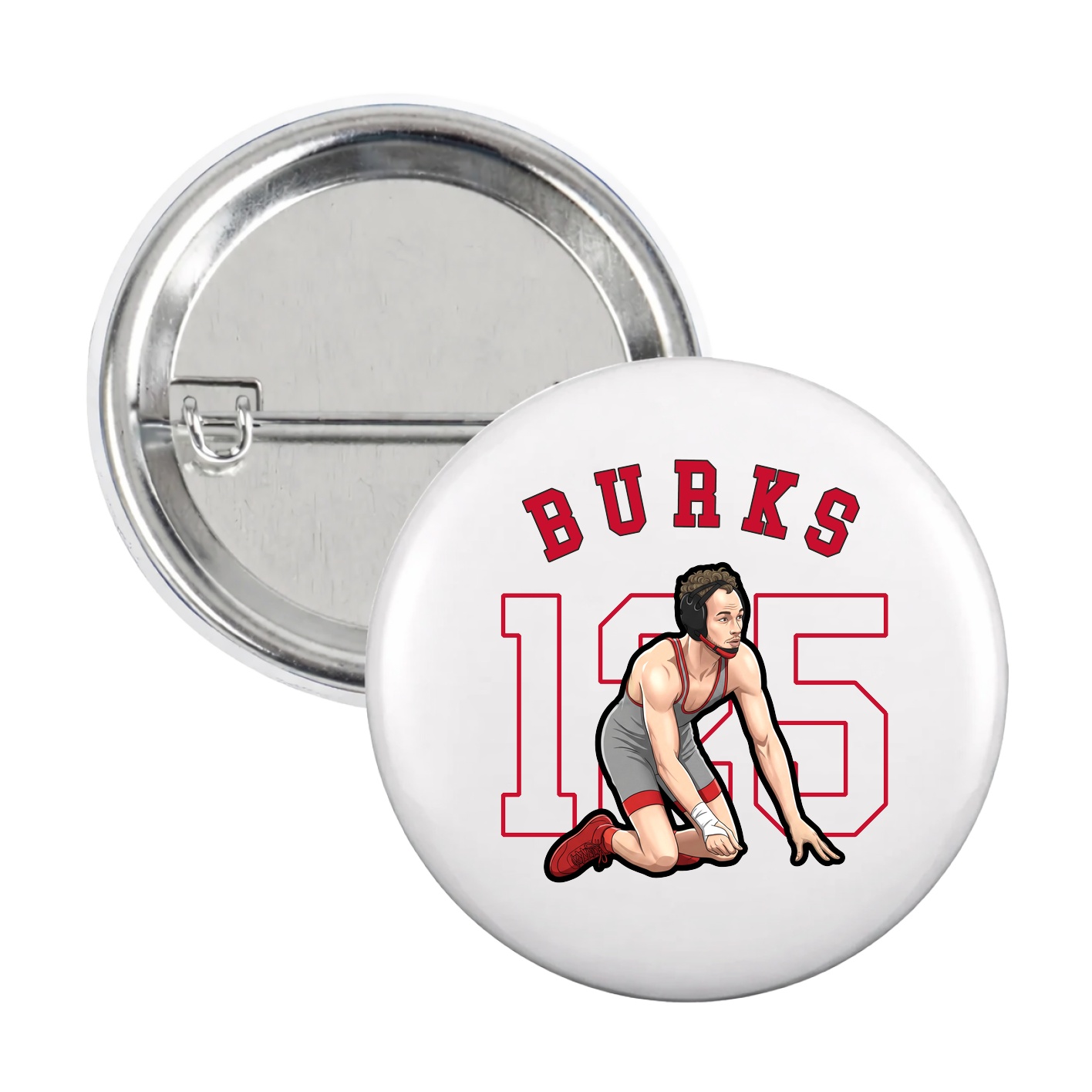Game Day Button — Shirsey Arch in White