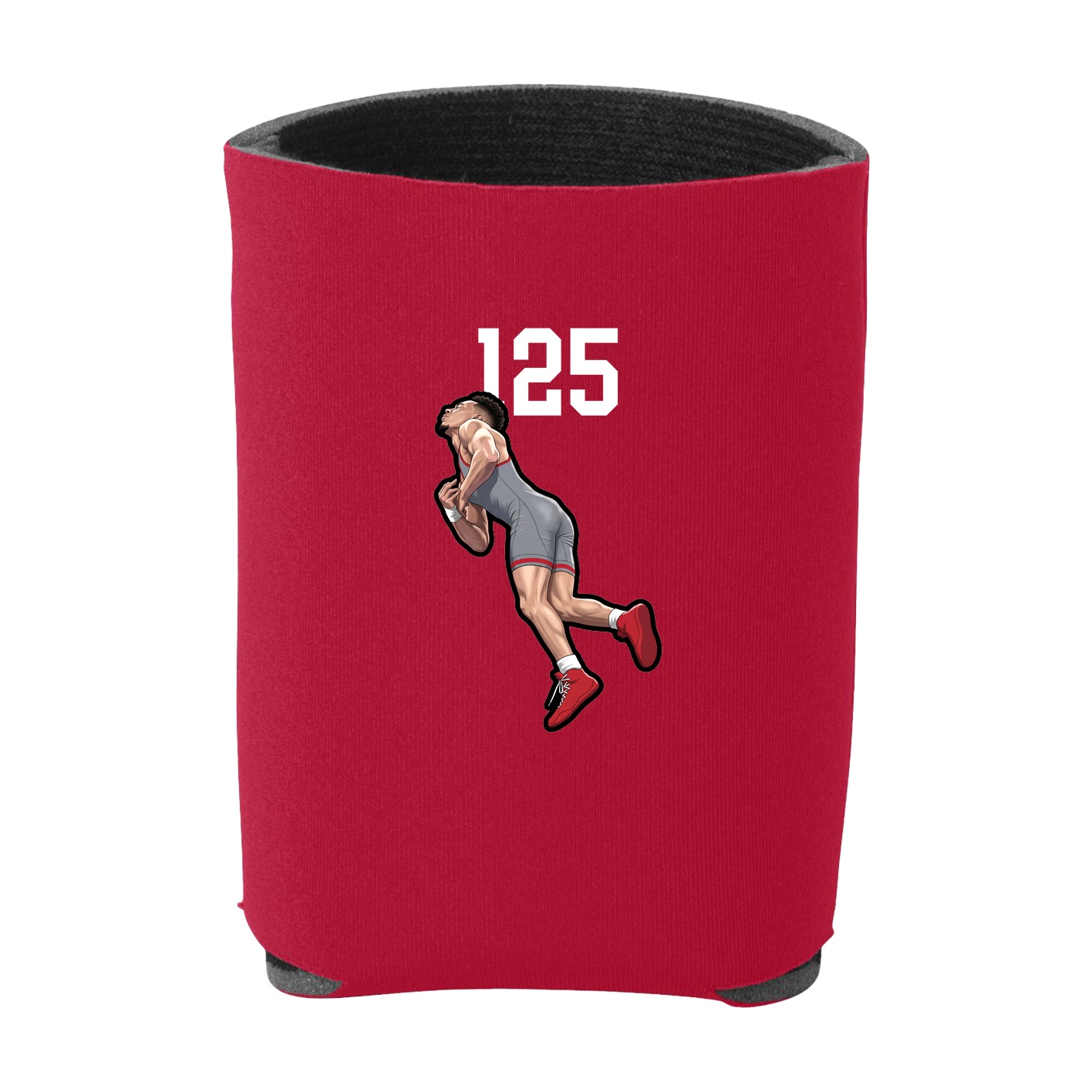 Can Holder — Number Top in Red
