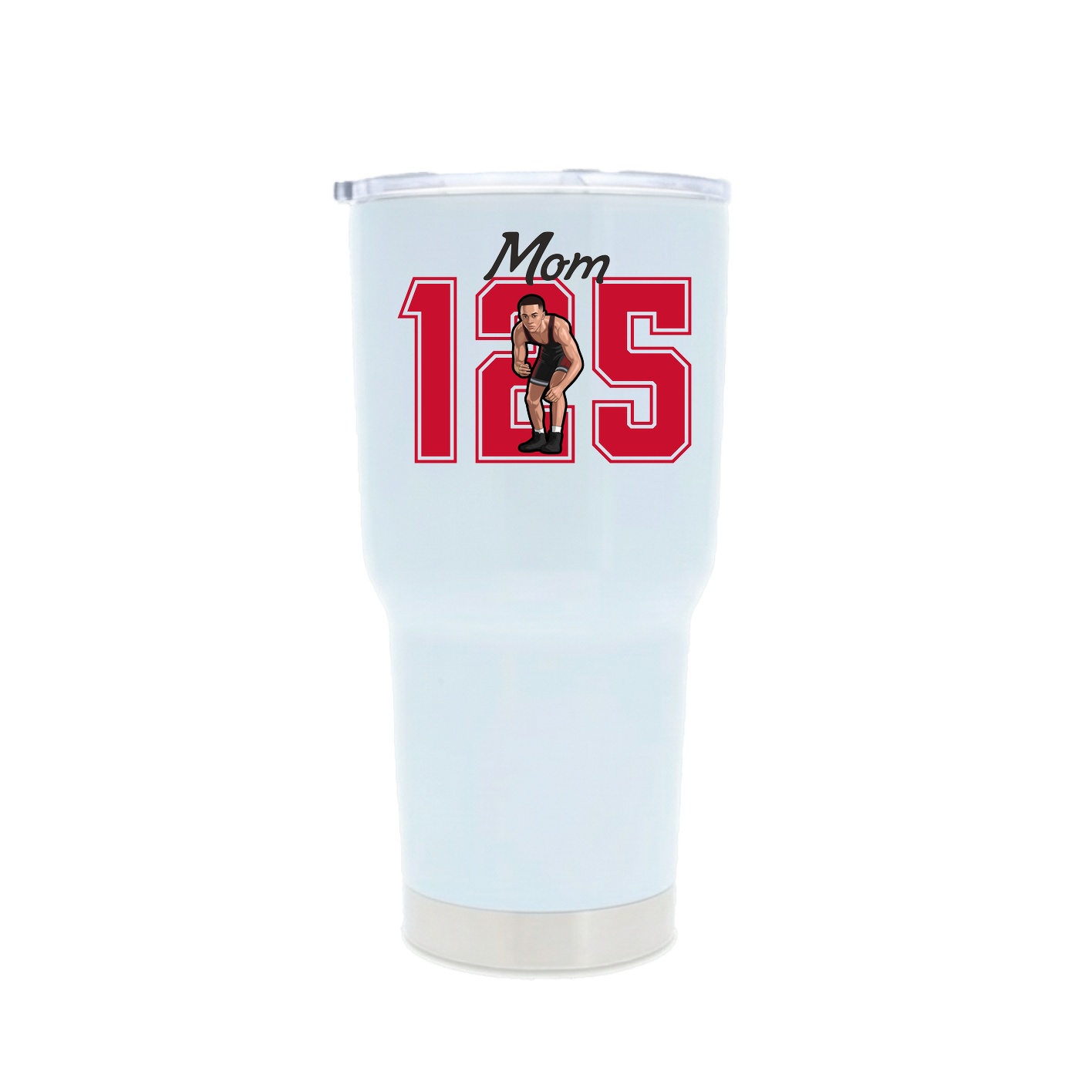 30oz Stainless Steel Tumbler — Mothers Day Shirsey in White