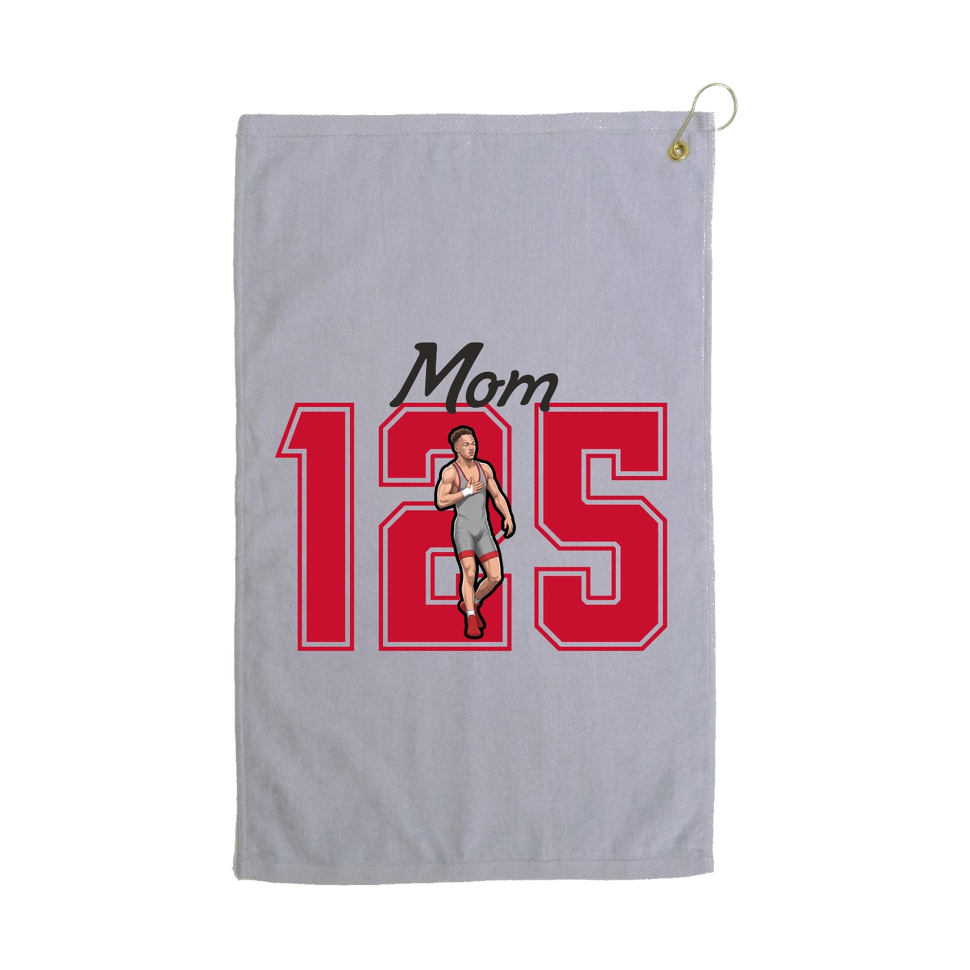 Golf Towel — Mothers Day Shirsey in Grey