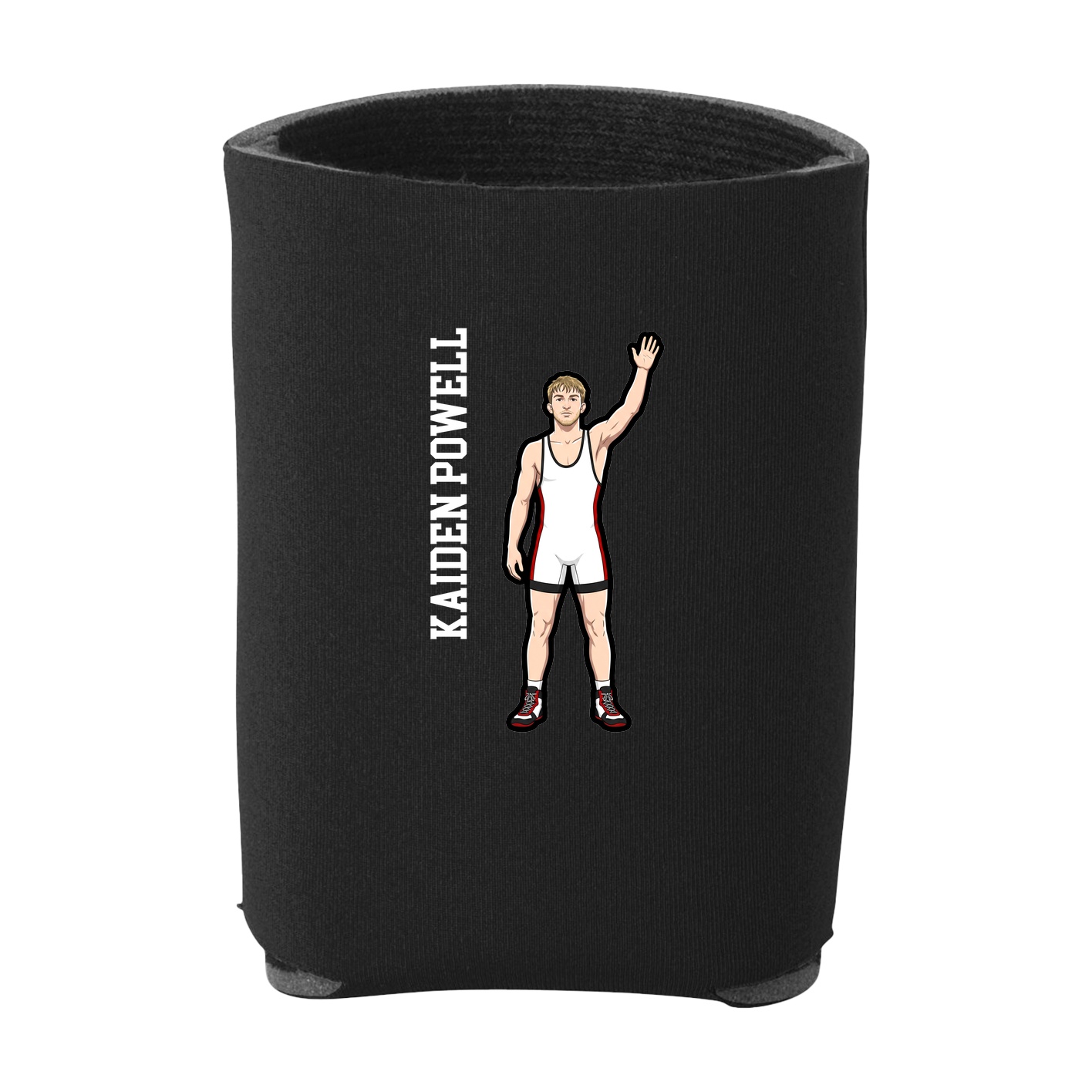 Can Holder — Name Vertical in Black