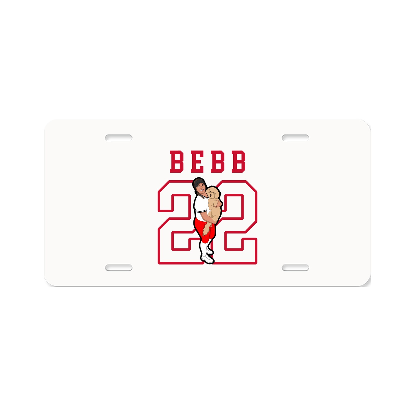 License Plate — Shirsey in Classic