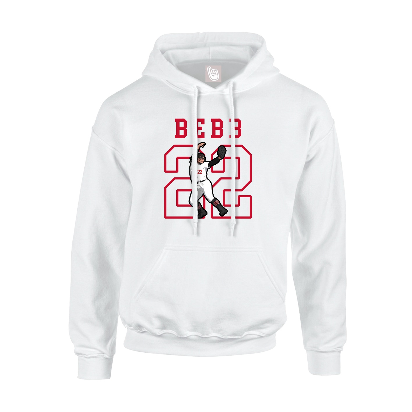 Hoodie — Shirsey in White