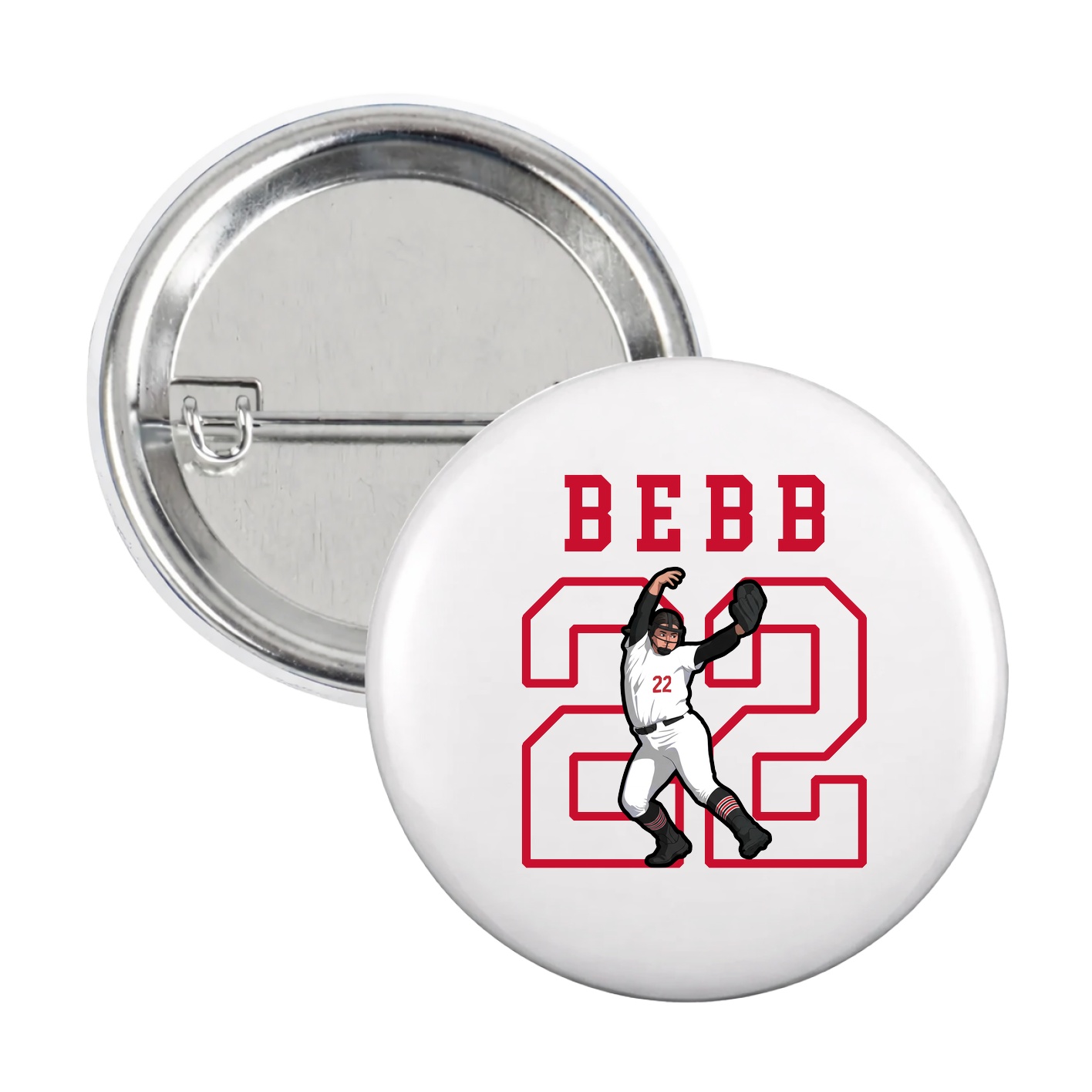 Game Day Button — Shirsey in White