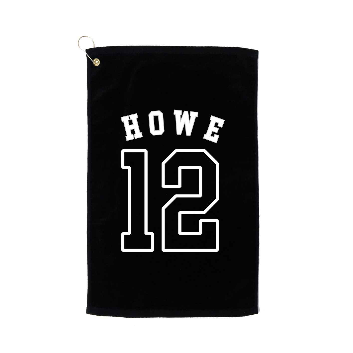 Golf Towel — Shirsey Arch in Black