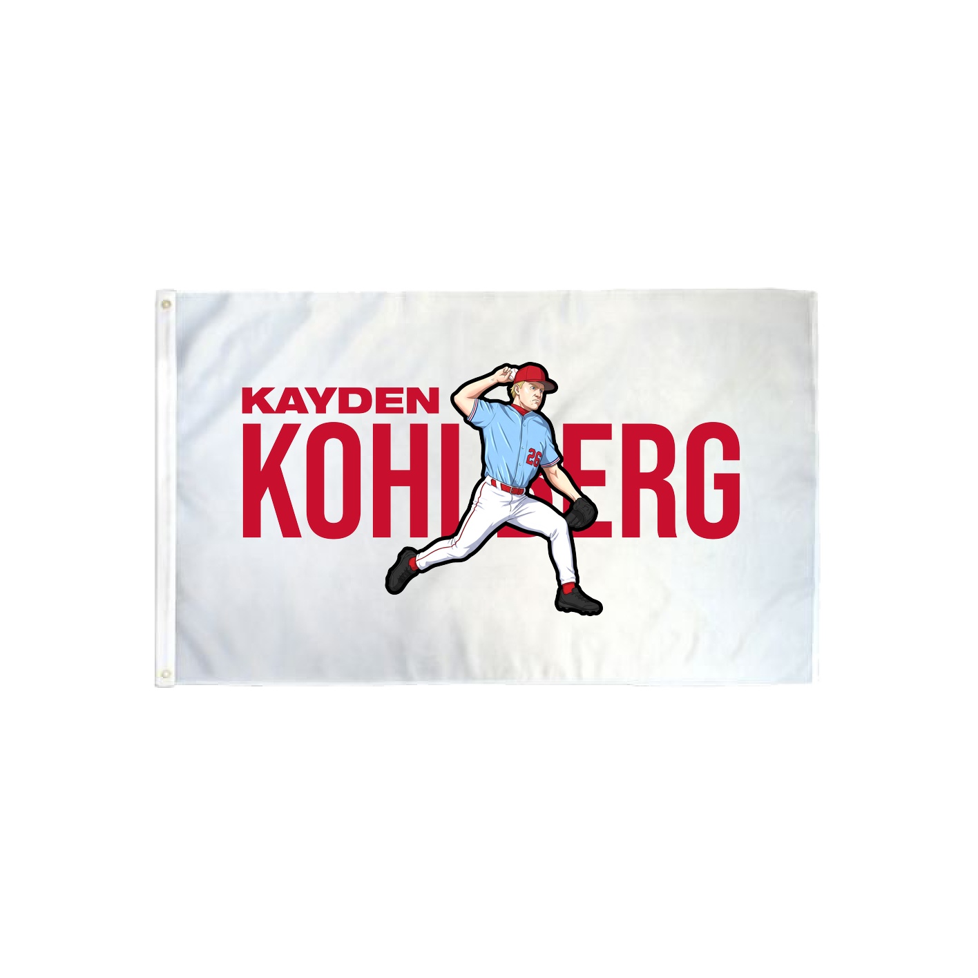 3x5 Flag — Player Name in Classic