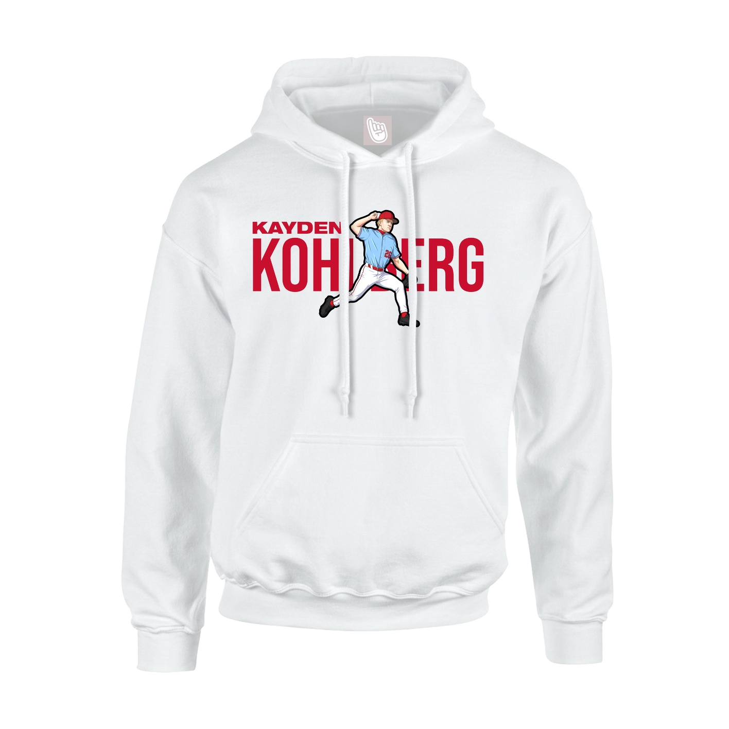 Hoodie — Player Name in White