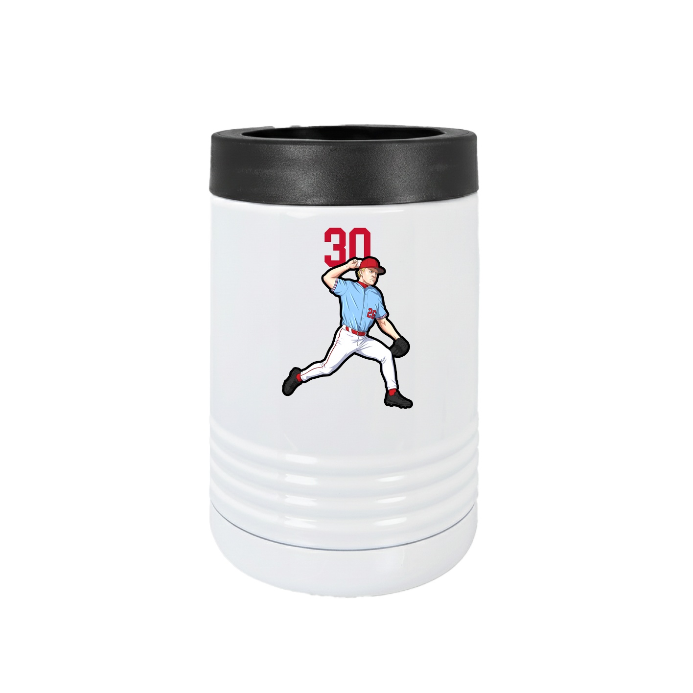 Beverage Holder — Number Top in White