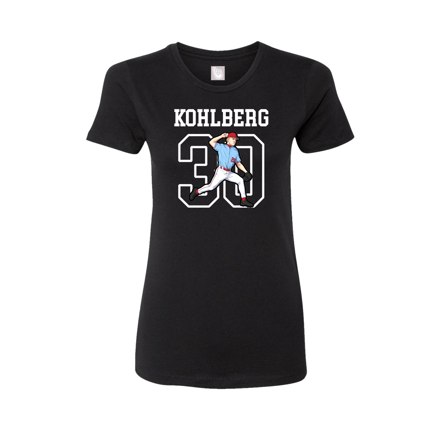 Fitted Women's Tee — Shirsey in Black