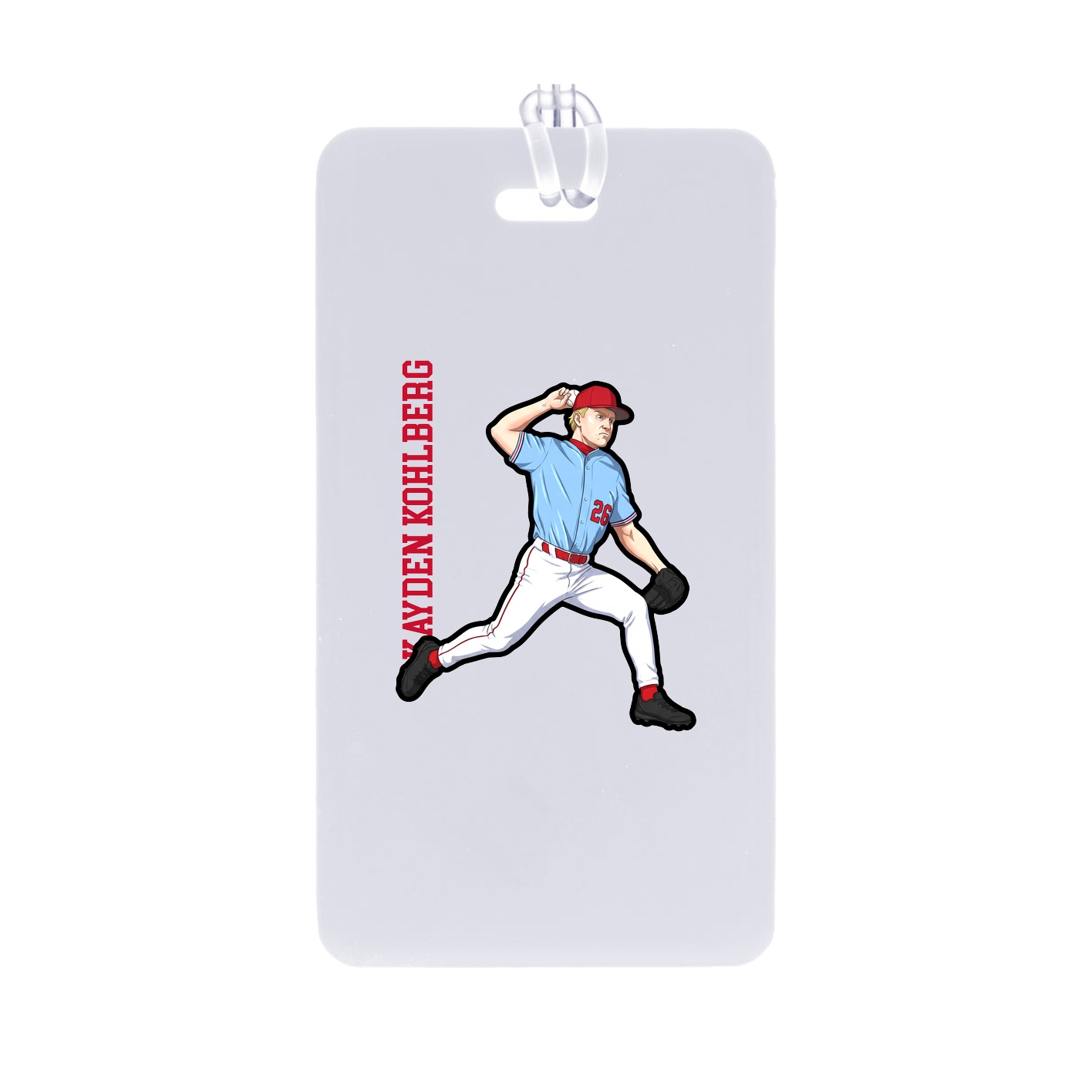 Bag Tag — Name Vertical in Classic
